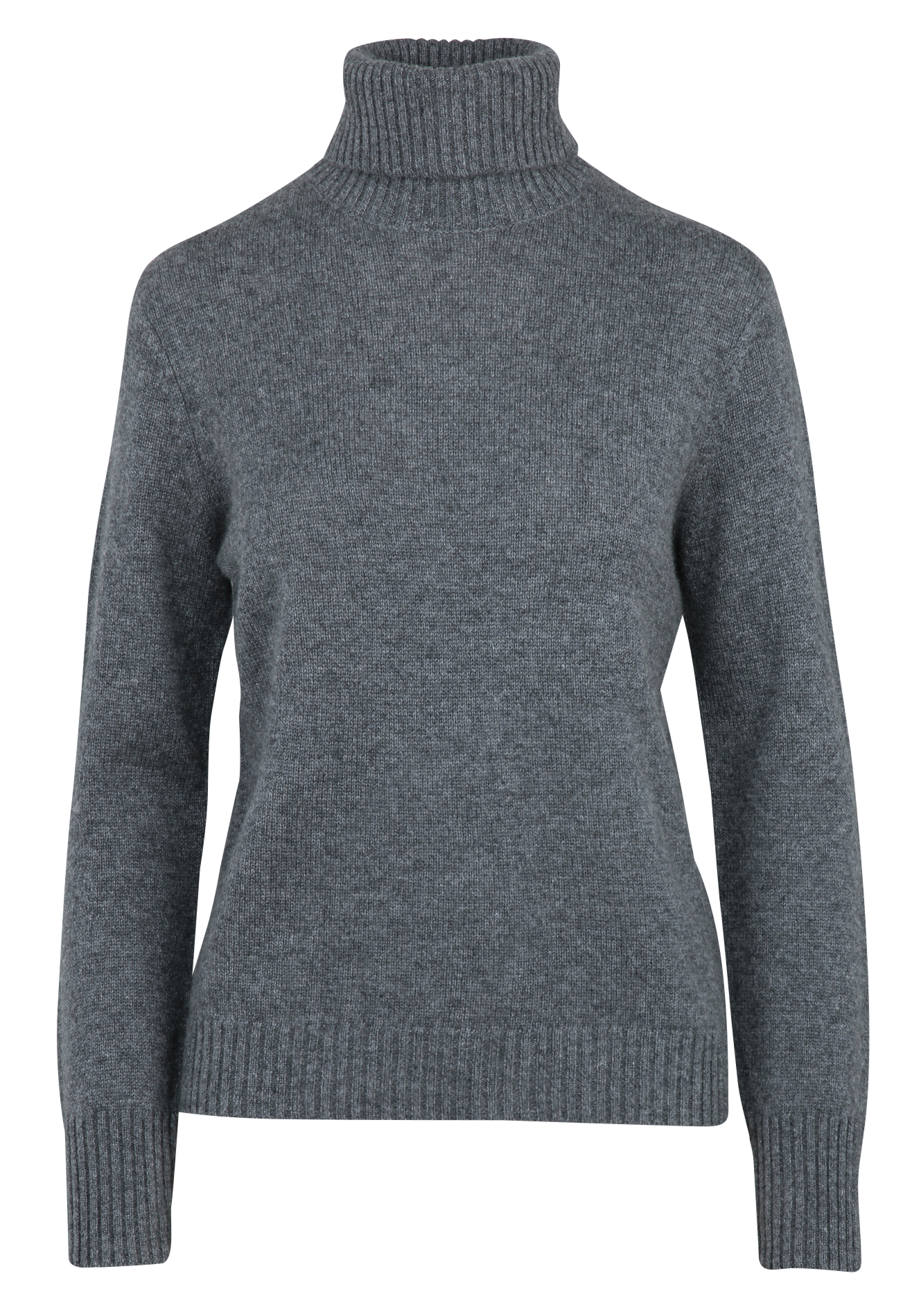 Pull droit col roulé en cachemire MAISON 123 Gris