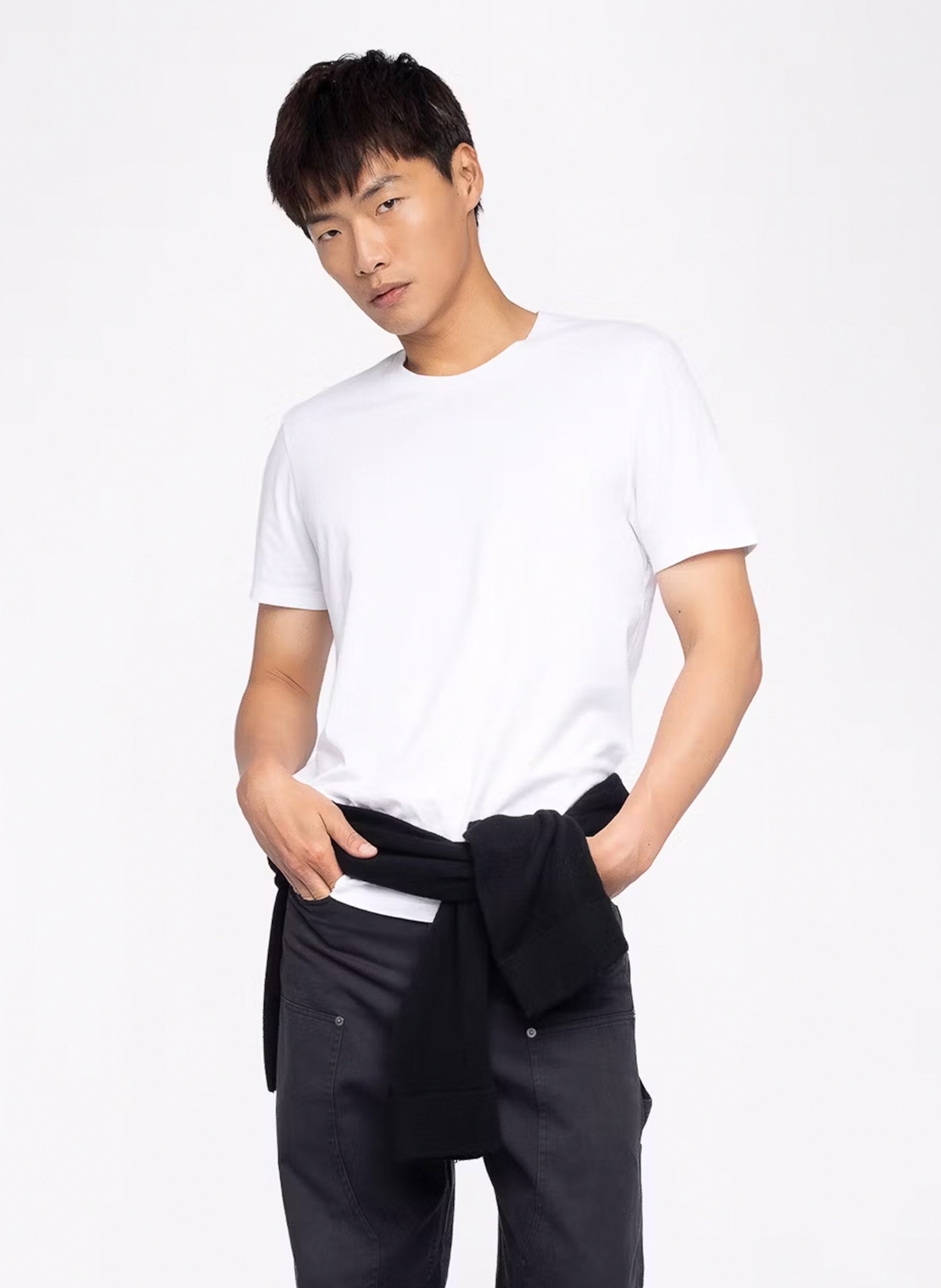 Tee-shirt col rond en coton ZADIG&amp;VOLTAIRE Blanc