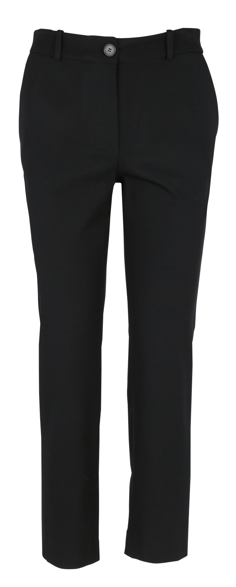 Mid-waist straight-leg pants ZAPA Black