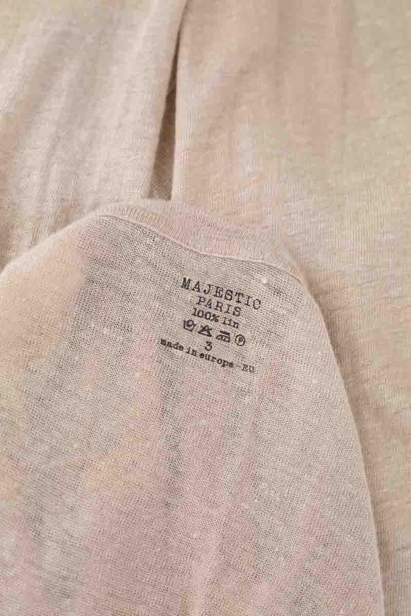 Sweater MAJESTIC FILATURES - SECONDE MAIN Beige