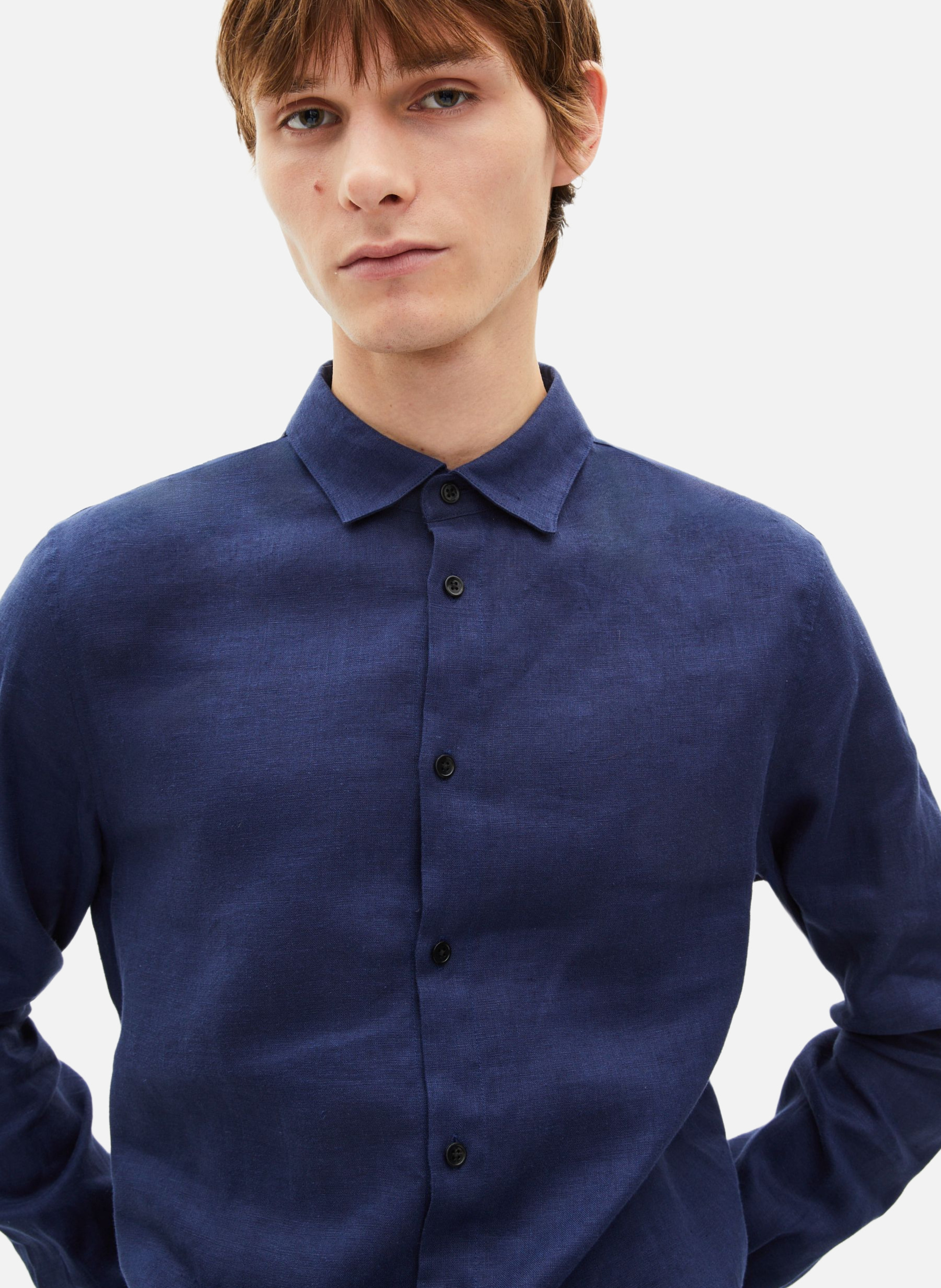 Linen shirt THE KOOPLES Blue
