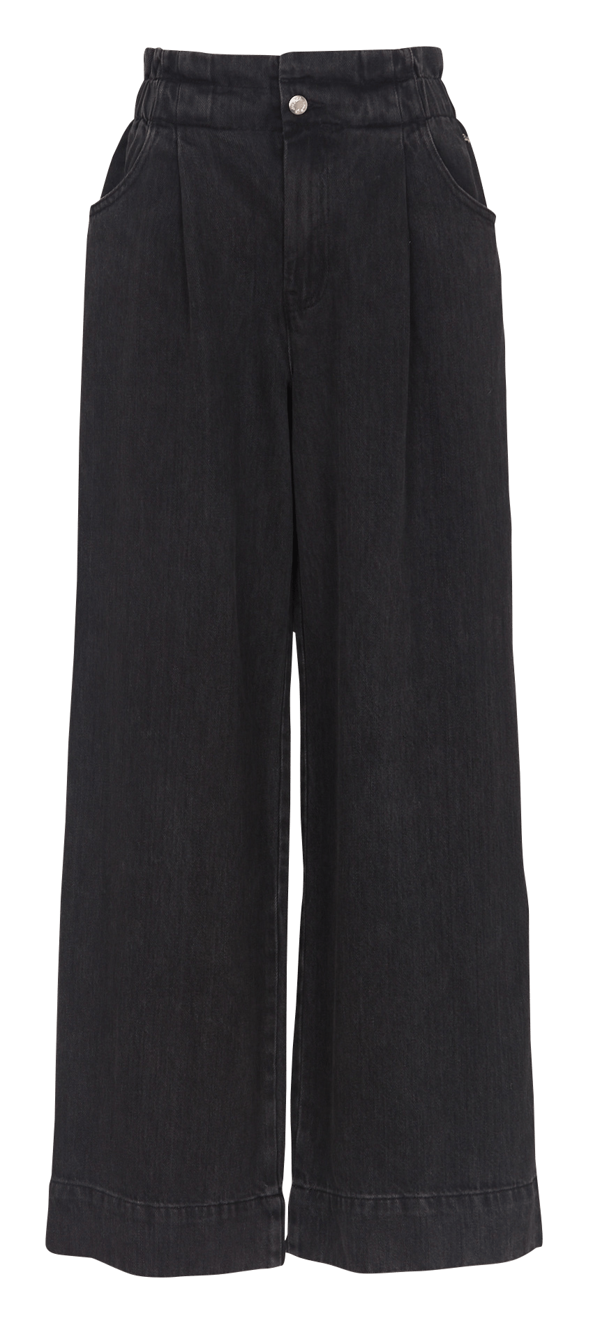 Jean large en coton mélangé DES PETITS HAUTS Gris