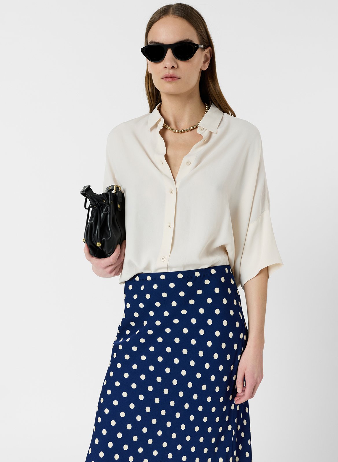 Midirock mit Punkten GERARD DAREL Blau