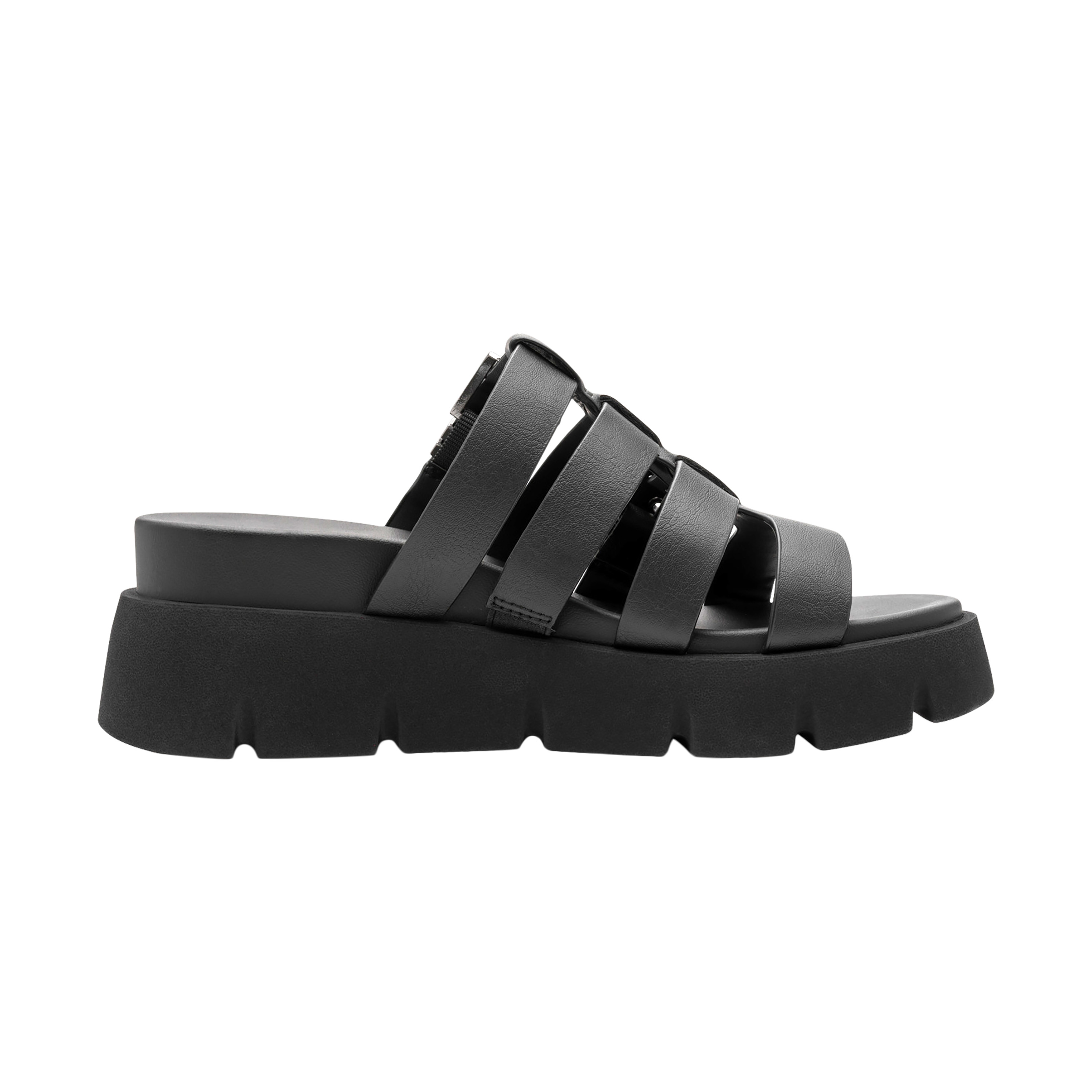 Slip-on sandals TAMARIS Black