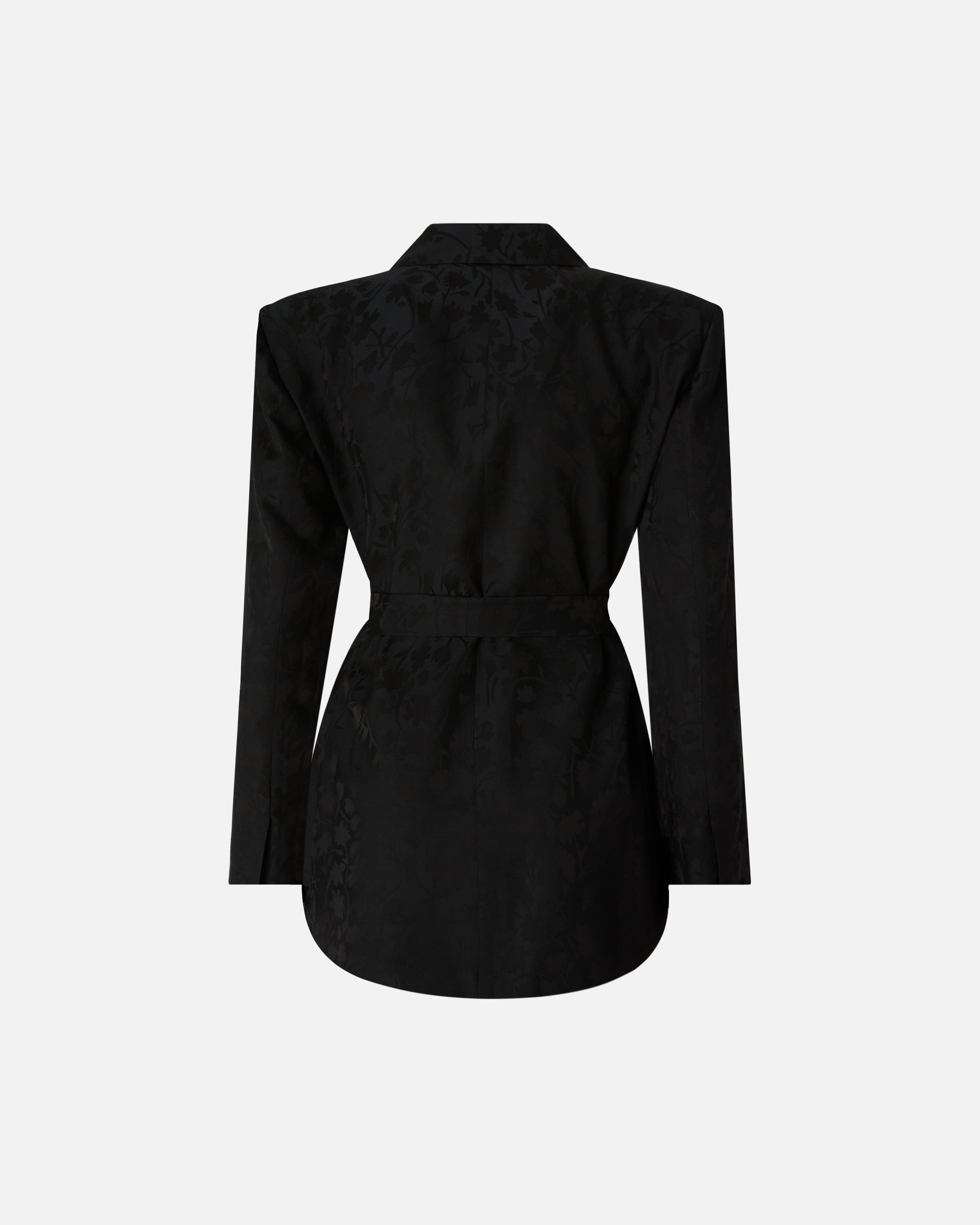 Veste kimono en jacquard fleuri PINKO Noir
