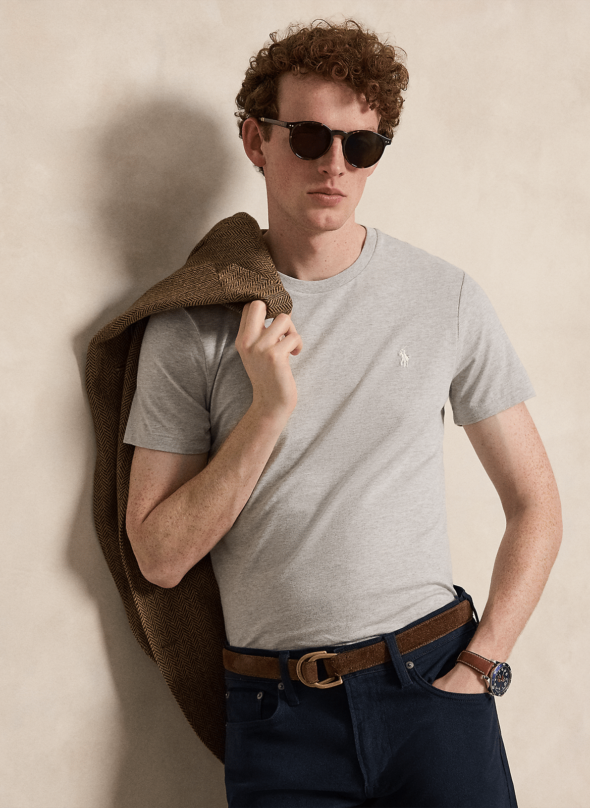 Tee-shirt col rond regular-fit en coton POLO RALPH LAUREN