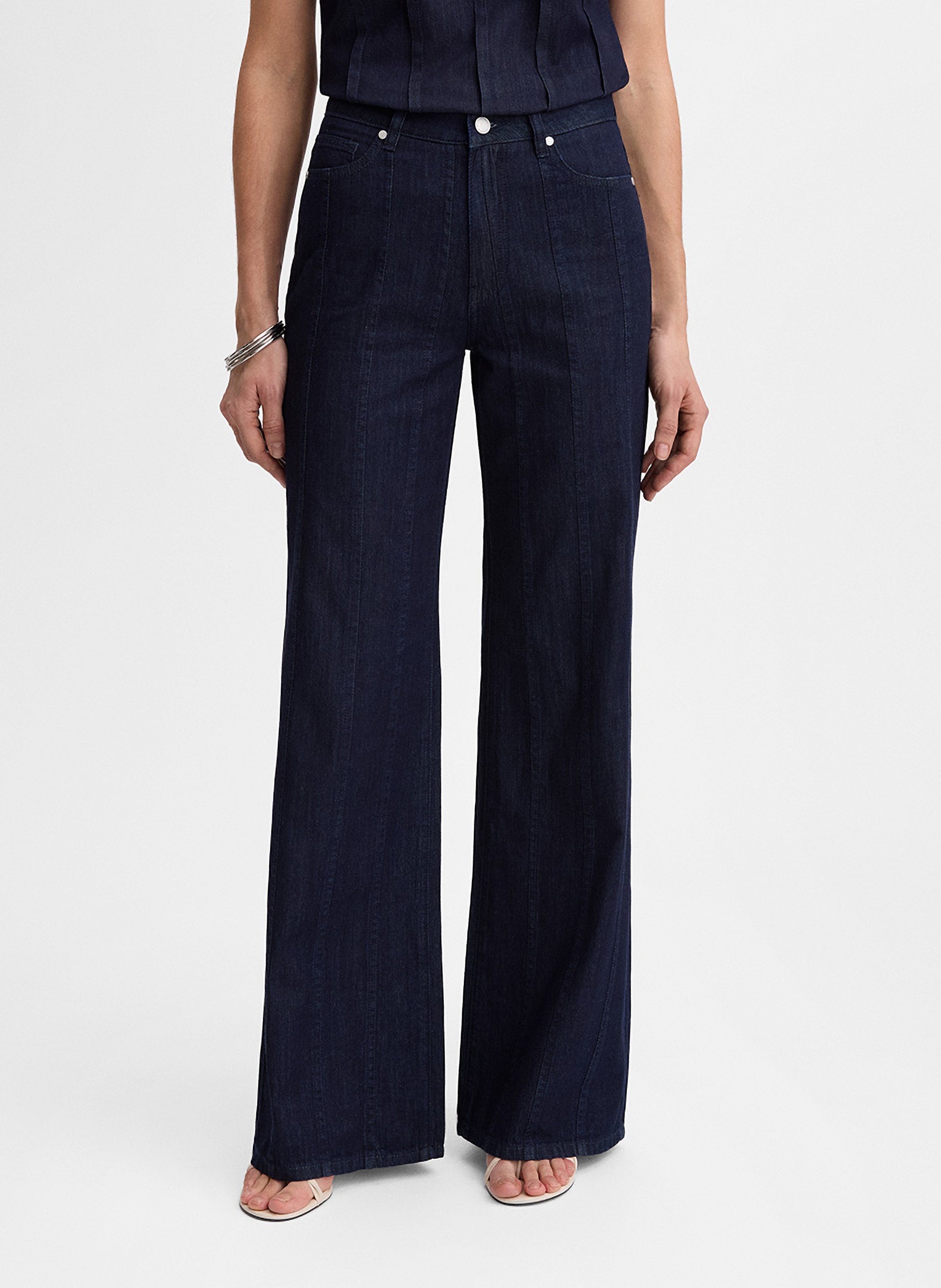 Flared Jeans aus Baumwolle SIMORRA Blau