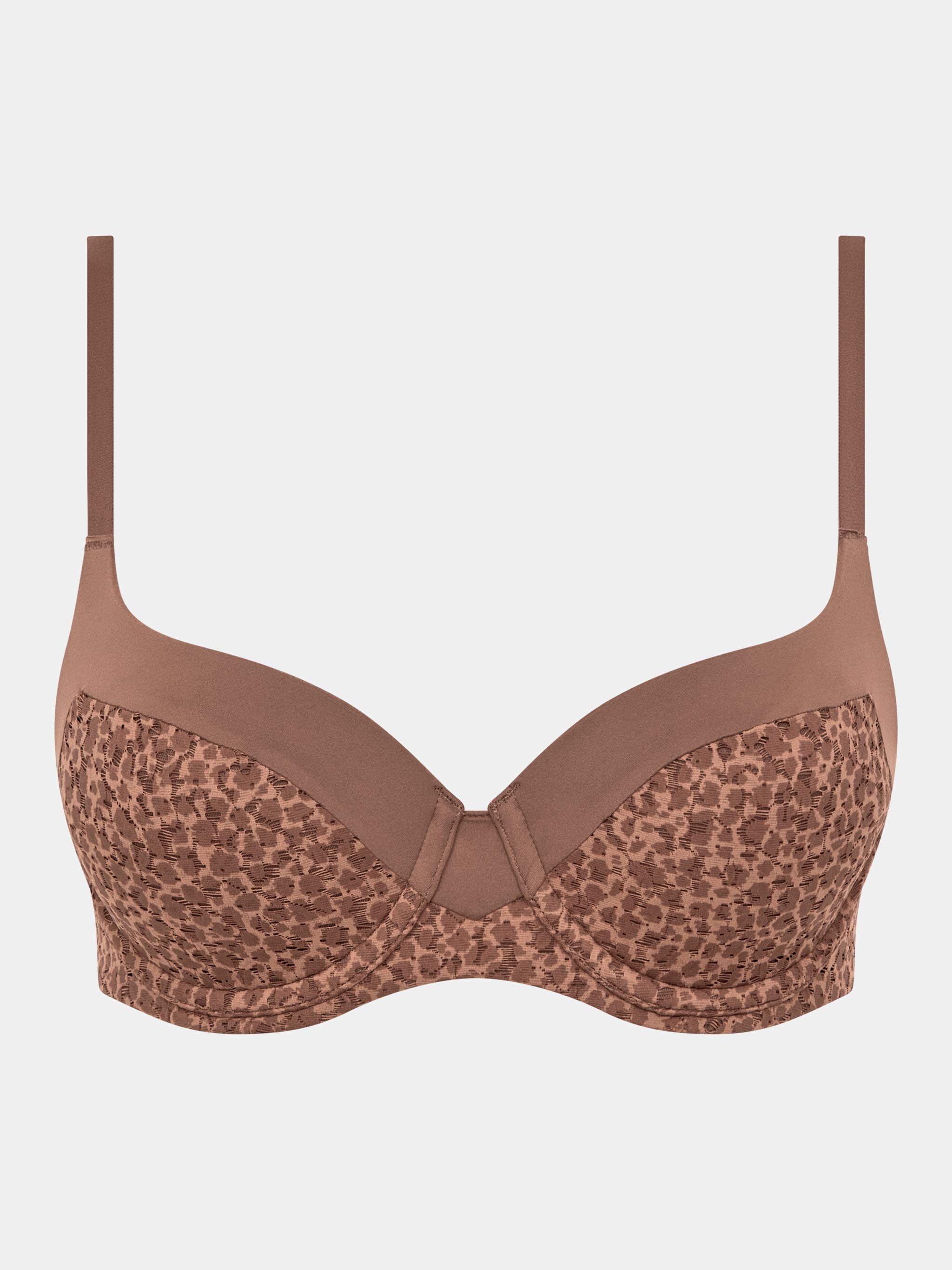 Full-cup bra CHANTELLE Brown
