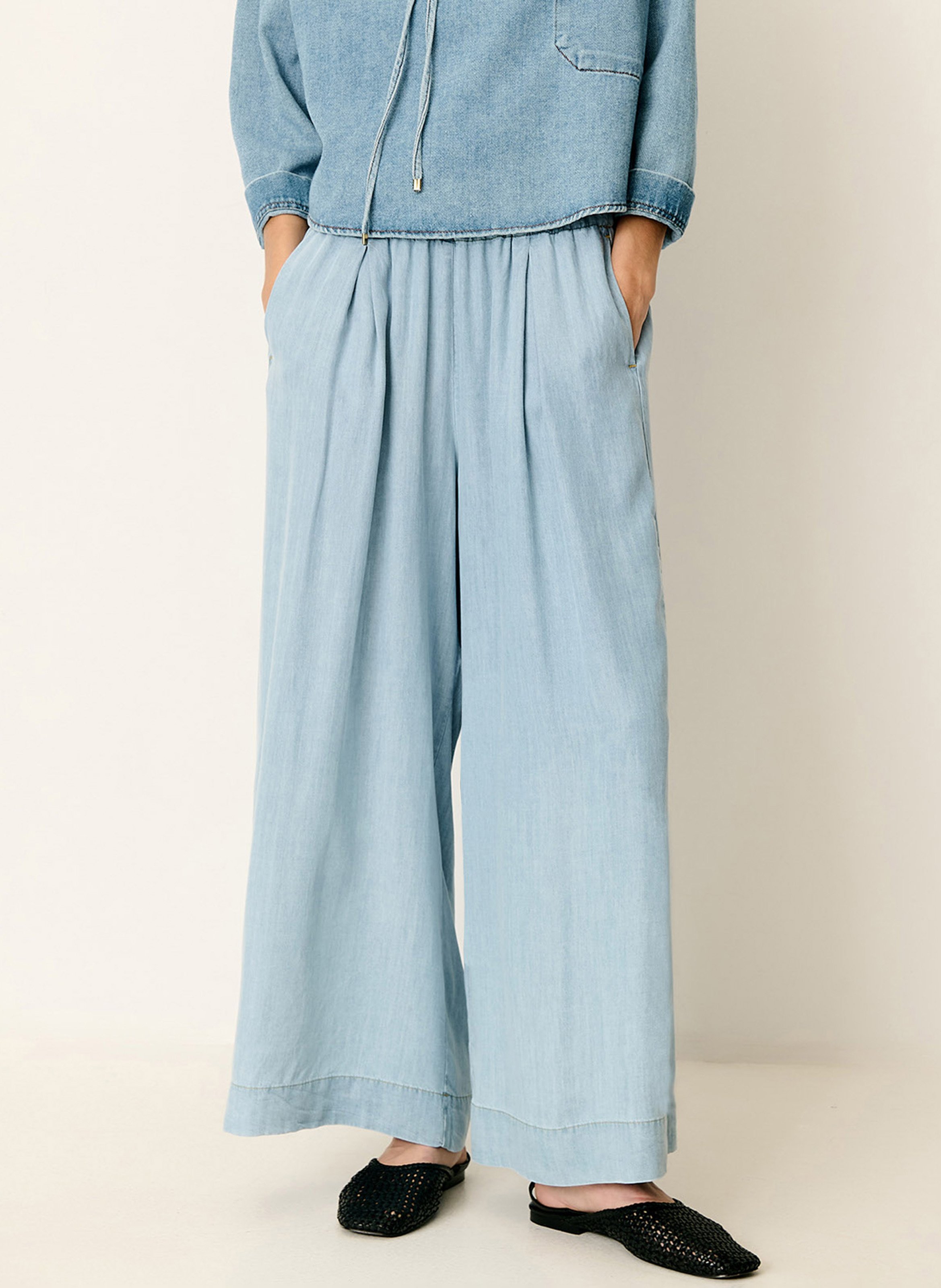 Wijde broek SESSUN Blauw
