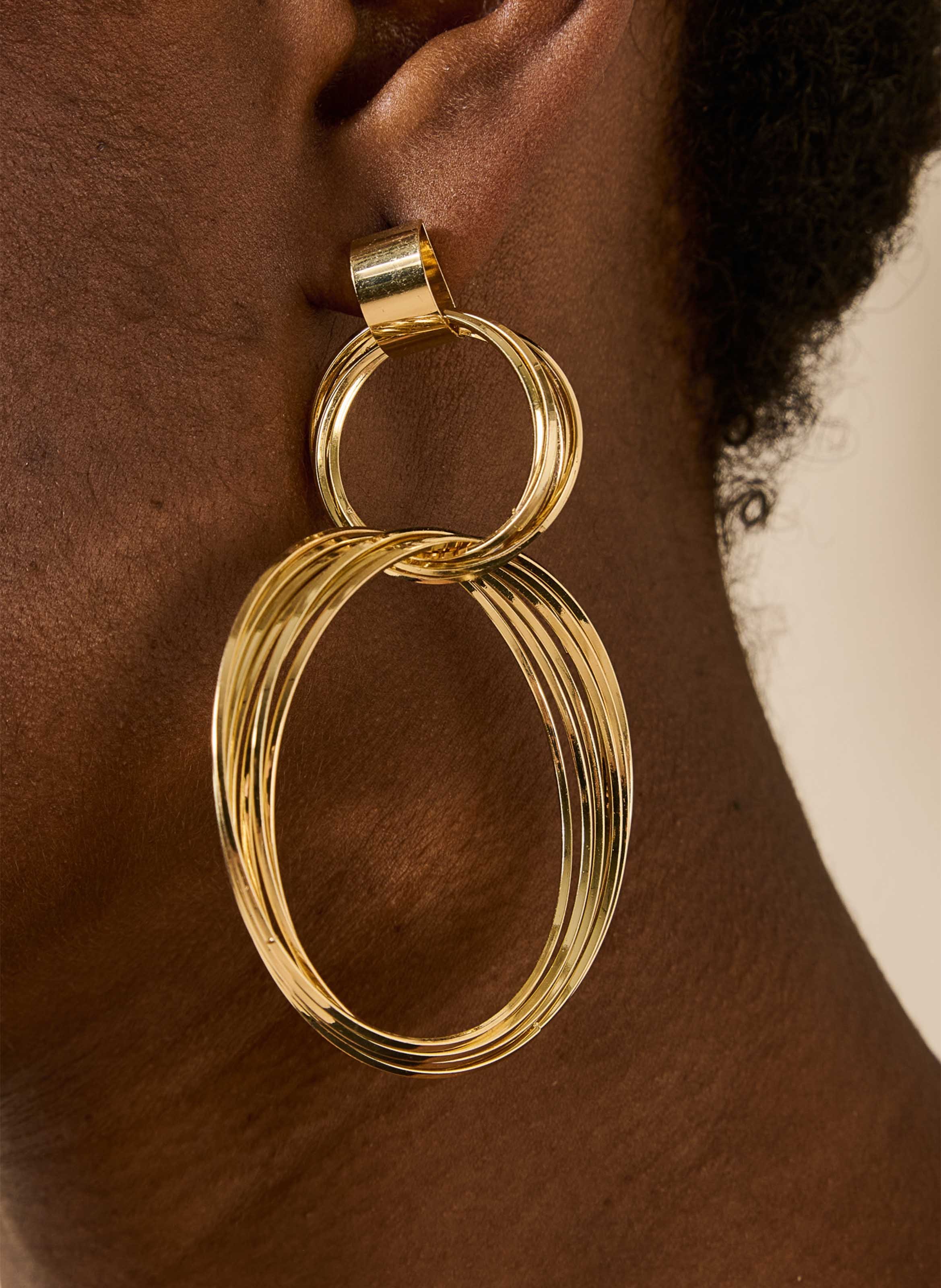 Chandelier earrings LA FEE MARABOUTEE Golden