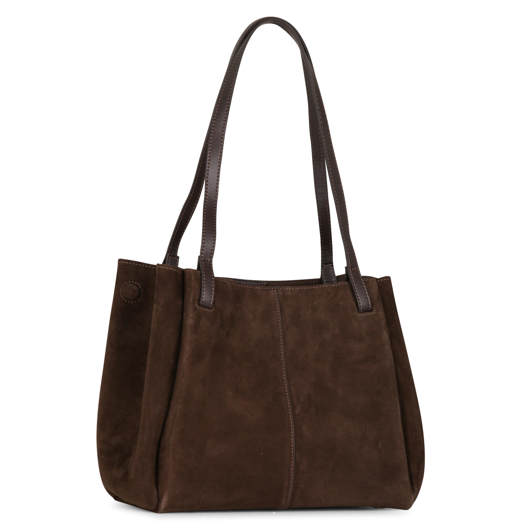 Leather shoulder bag LANCASTER PARIS Brown