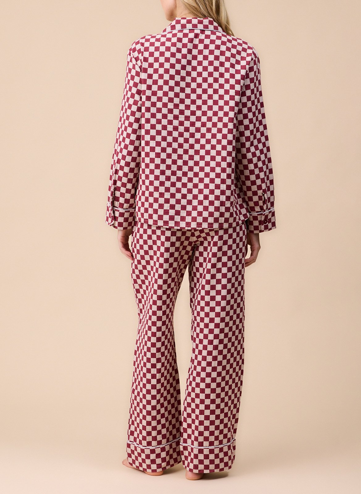 Baumwoll-Pyjama TBCO Rot