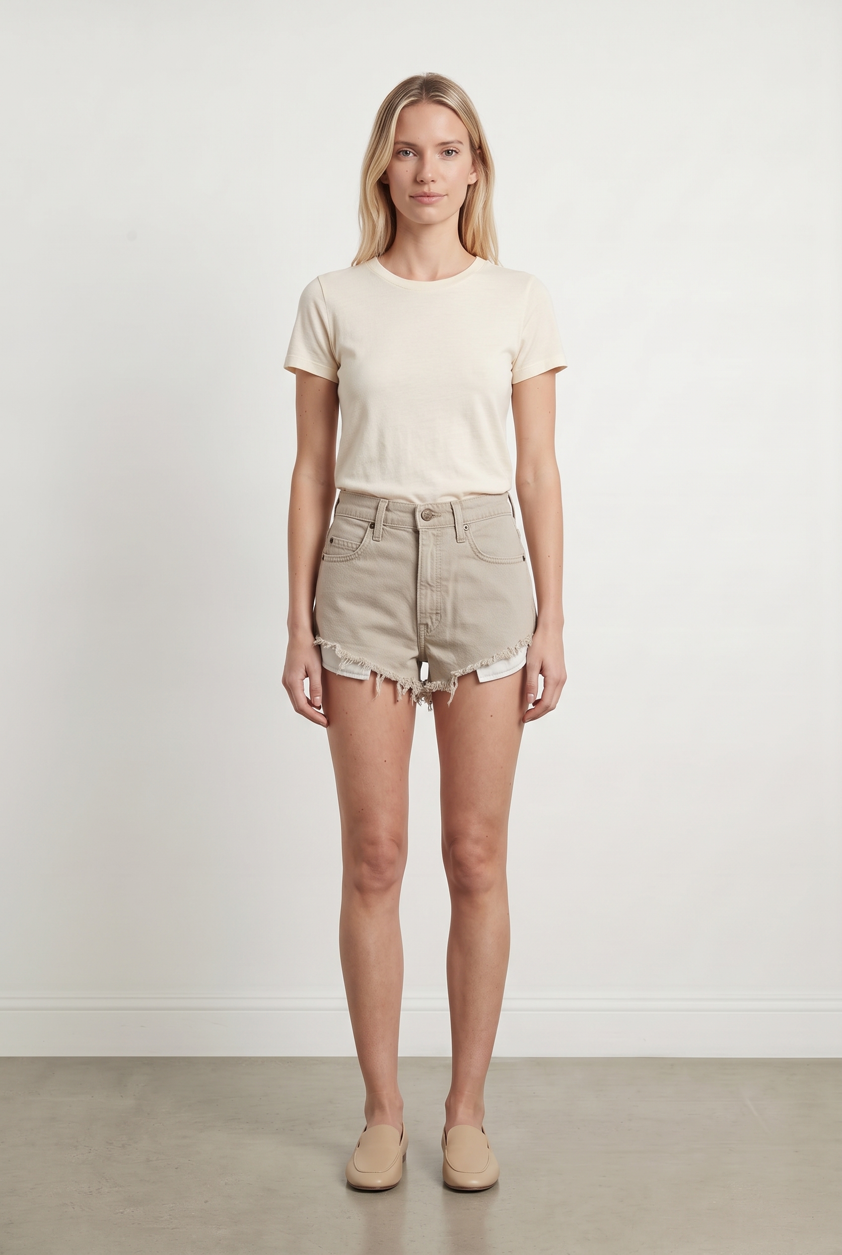 Shorts LEE - Seconde Main Beige