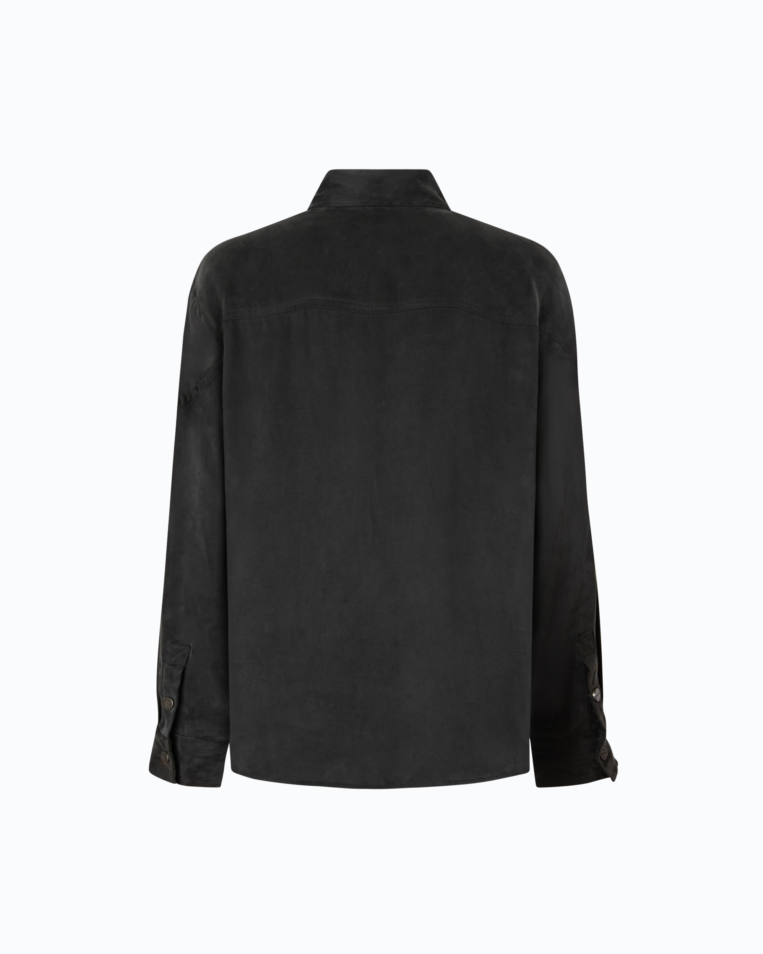 Peach-skin twill shirt | Black PINKO Women