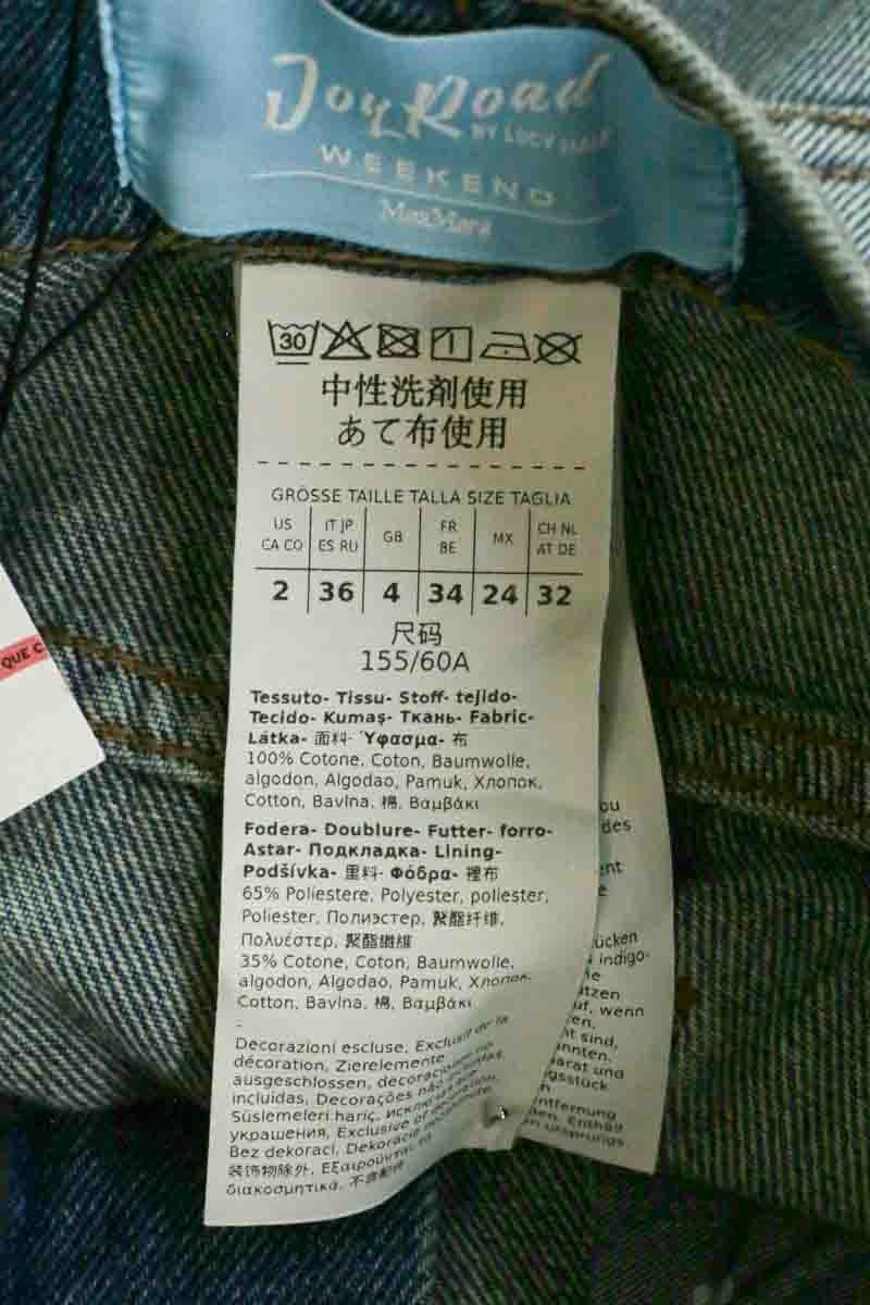 Mini skirt MAX MARA - Seconde Main Blue