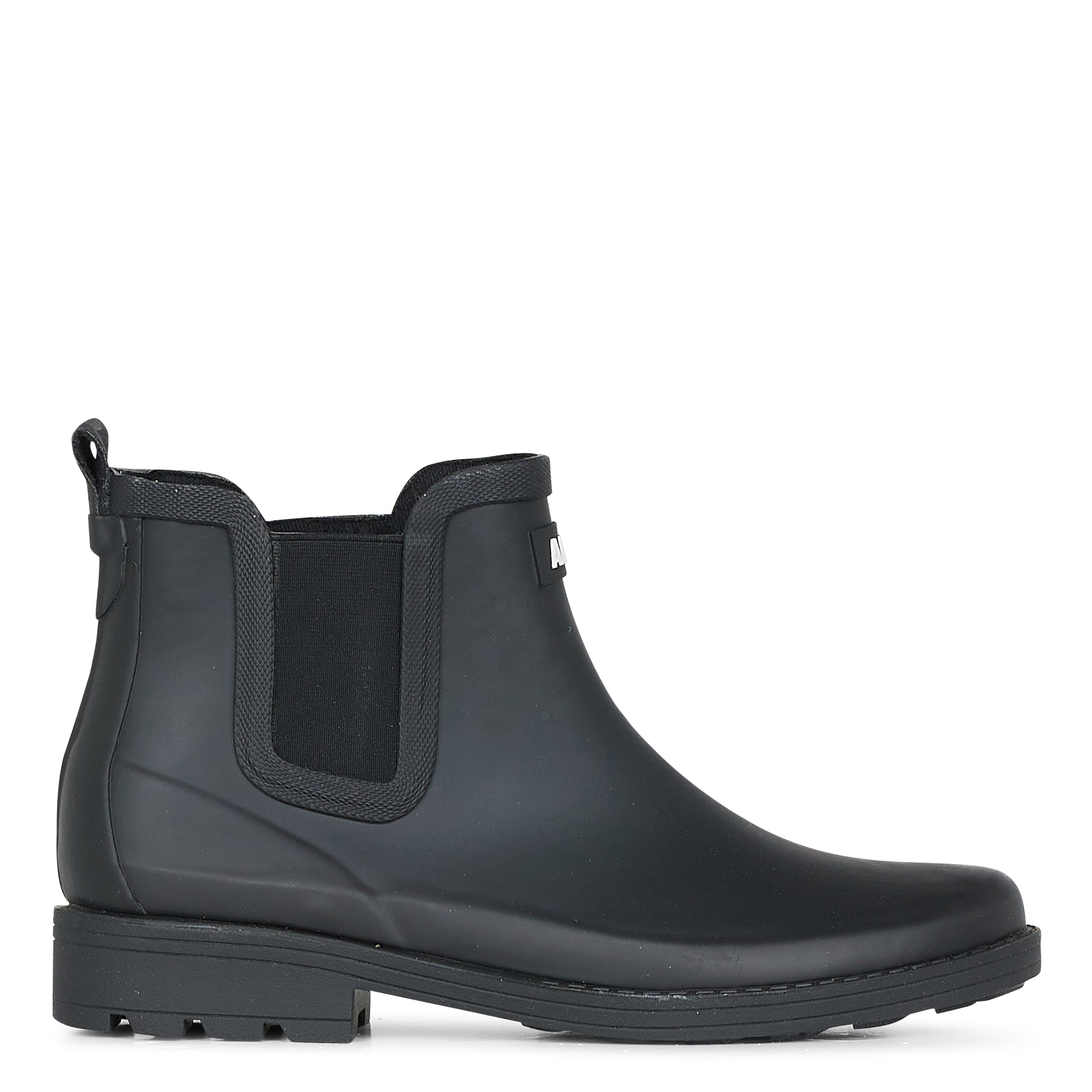 Bottines logo brodé en gomme AIGLE Noir