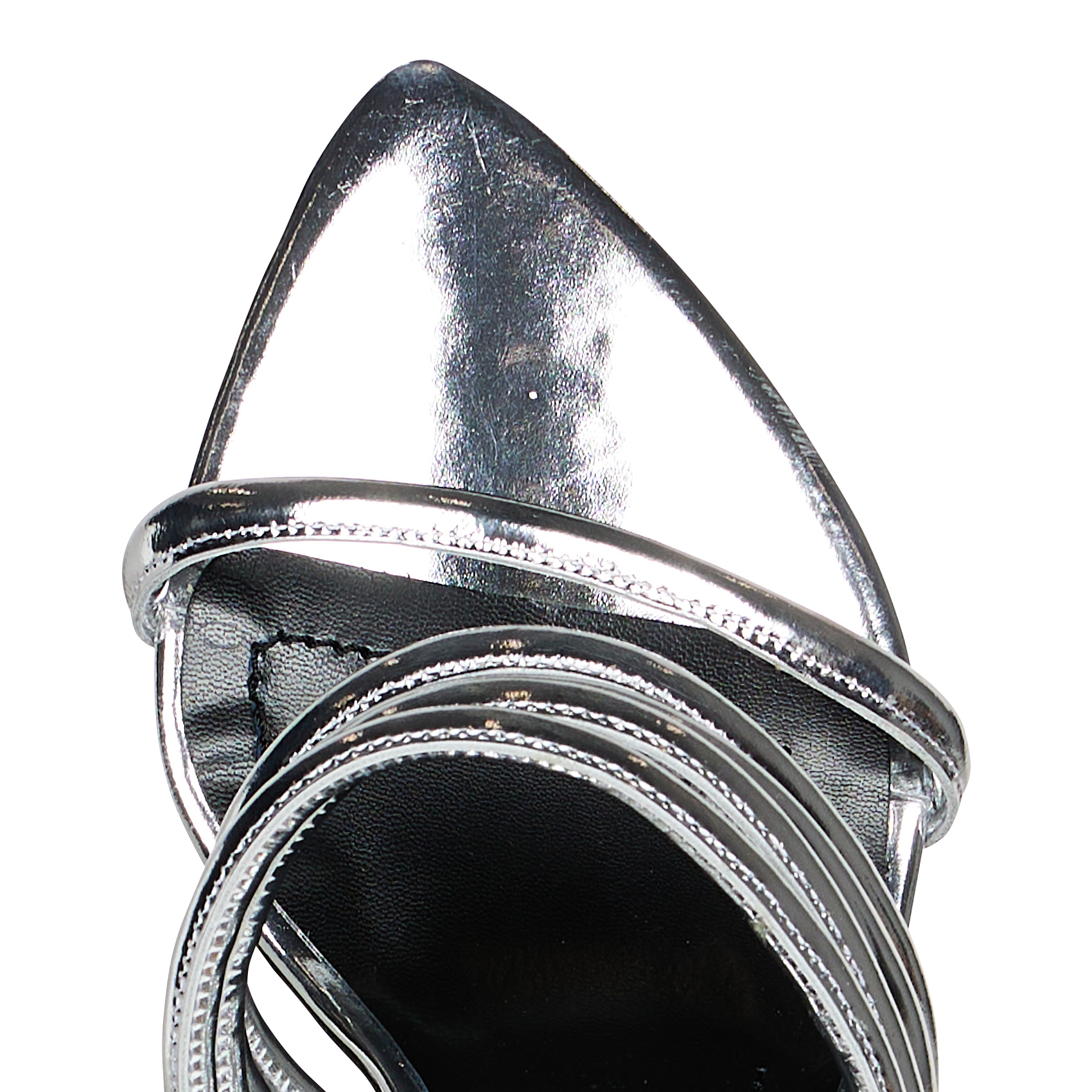 Heeled leather sandals IRO Silver