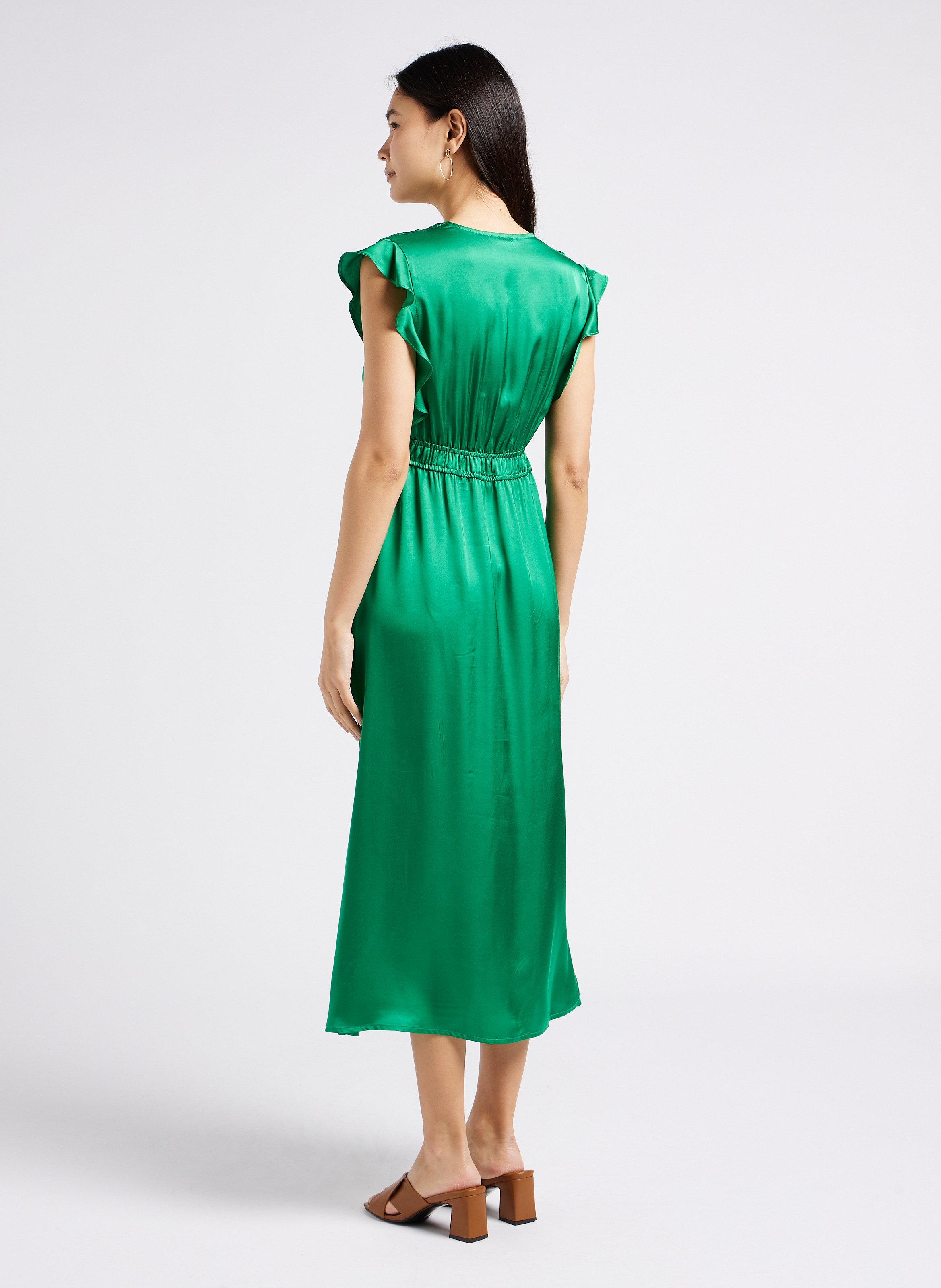 Sandales haute en cuir BILLI BI Marron