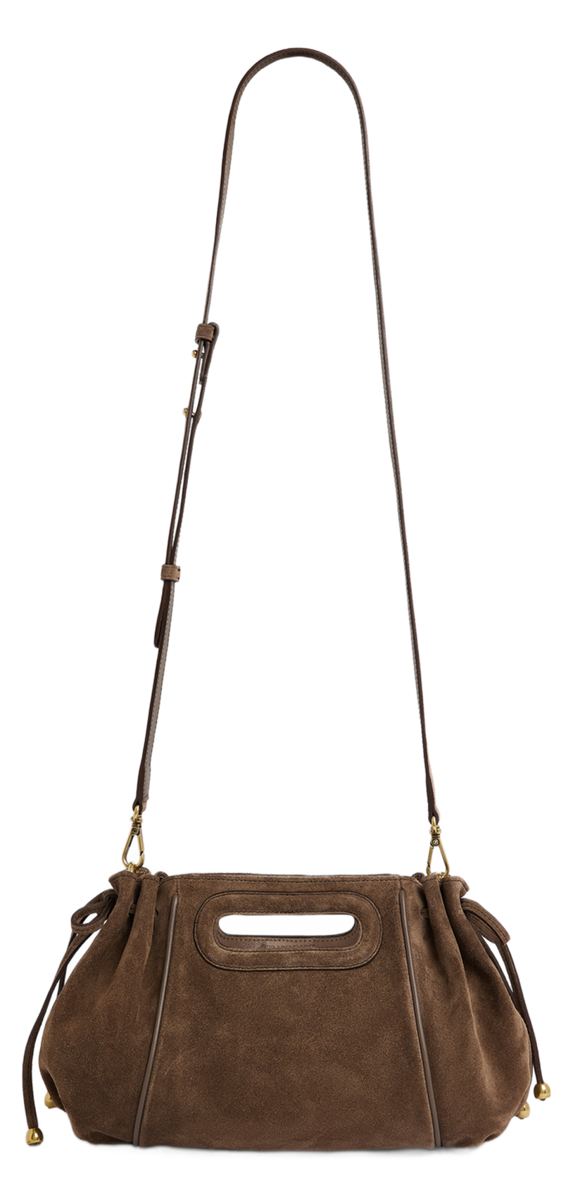 A-line leather skirt GERARD DAREL Green