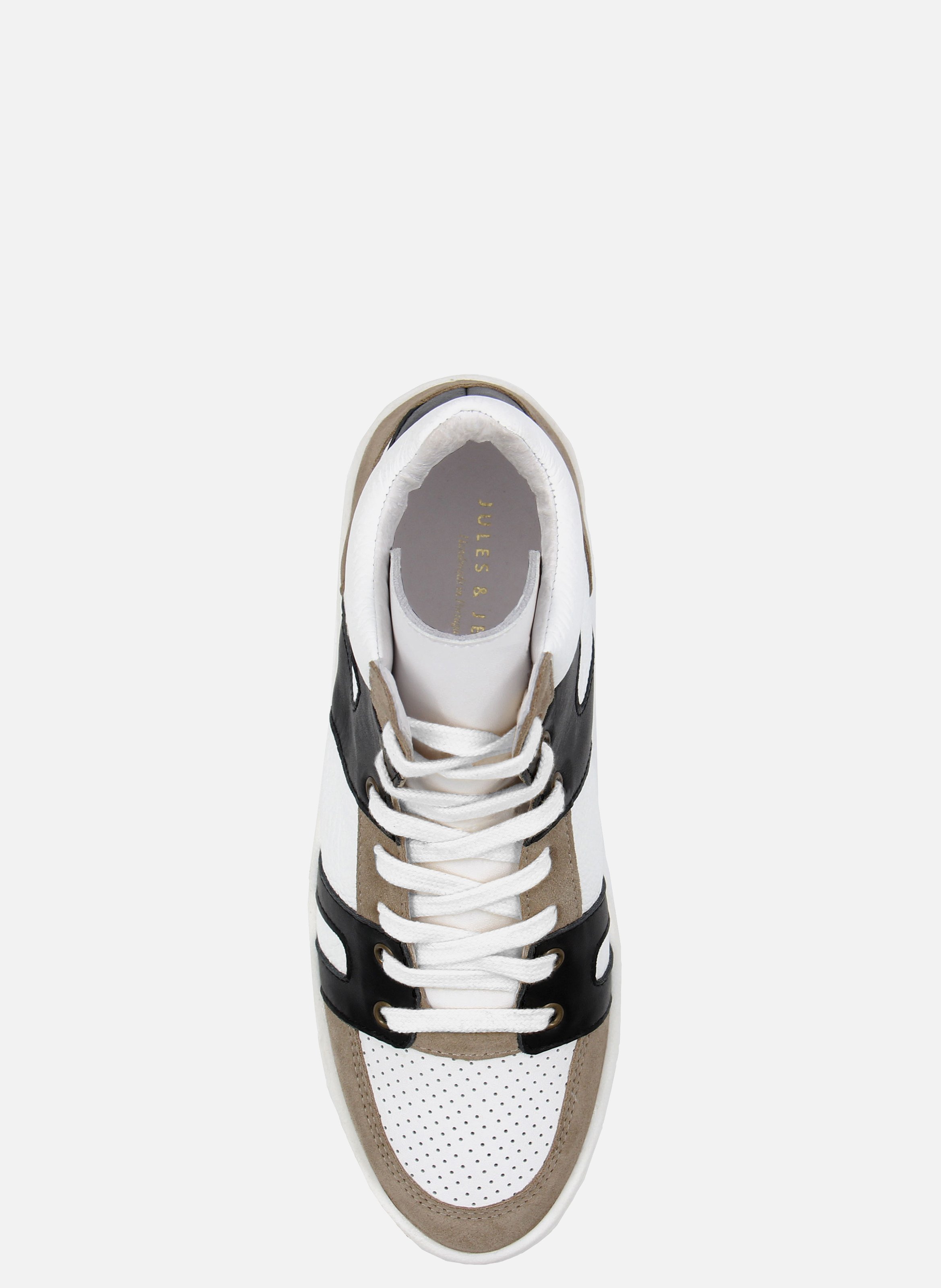 Leather high-top sneakers JULES & JENN Multicolored