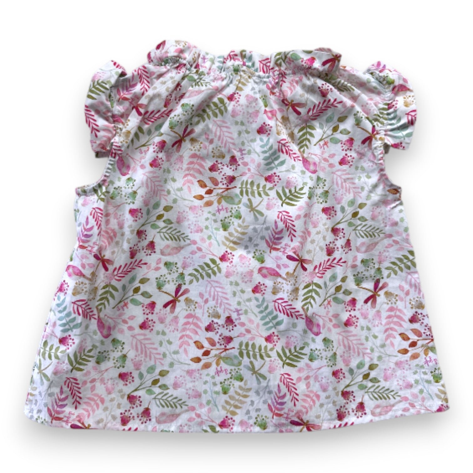 White child's blouse - 3 years old IL GUFO - Seconde main White