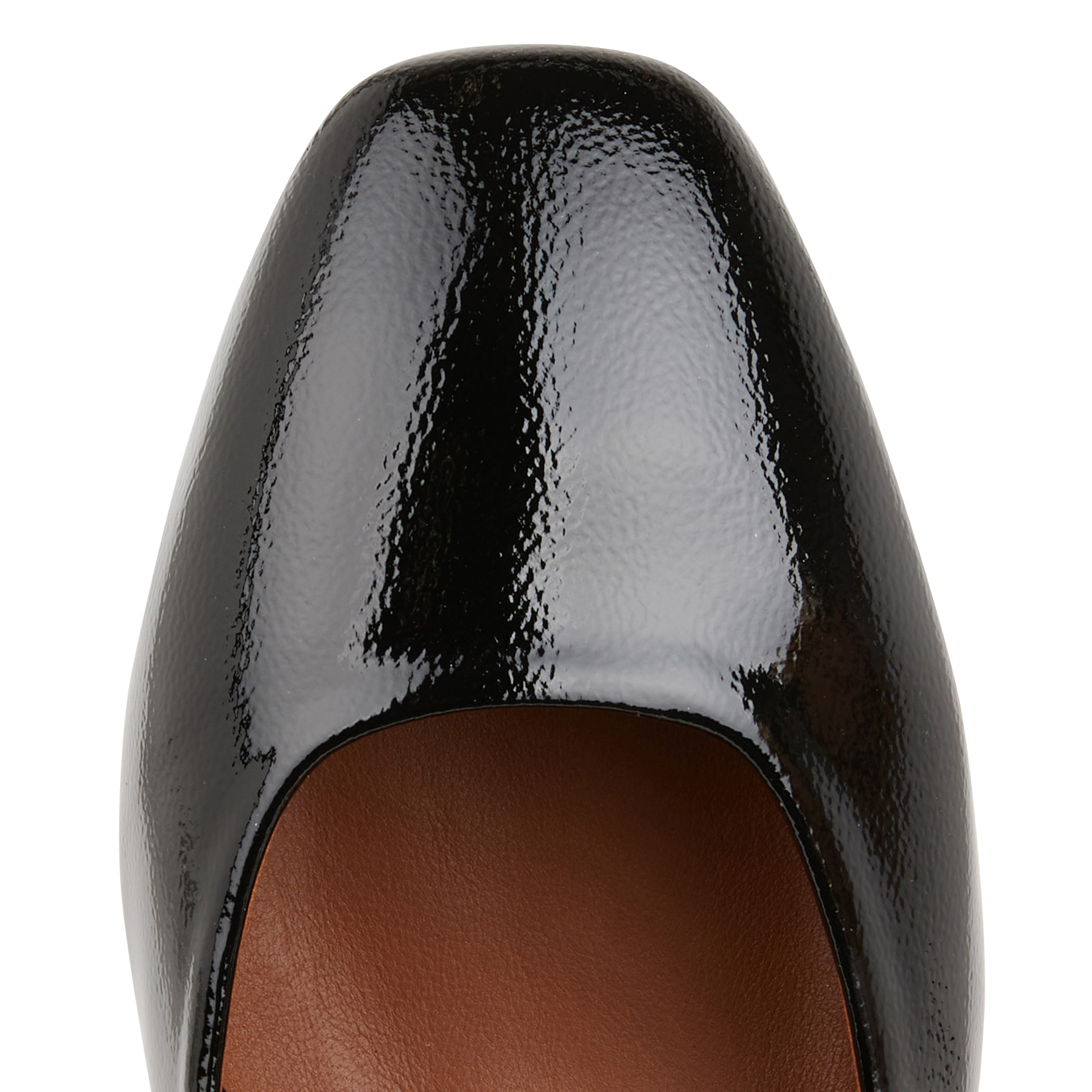 Escarpins en cuir vernis BOBBIES Noir