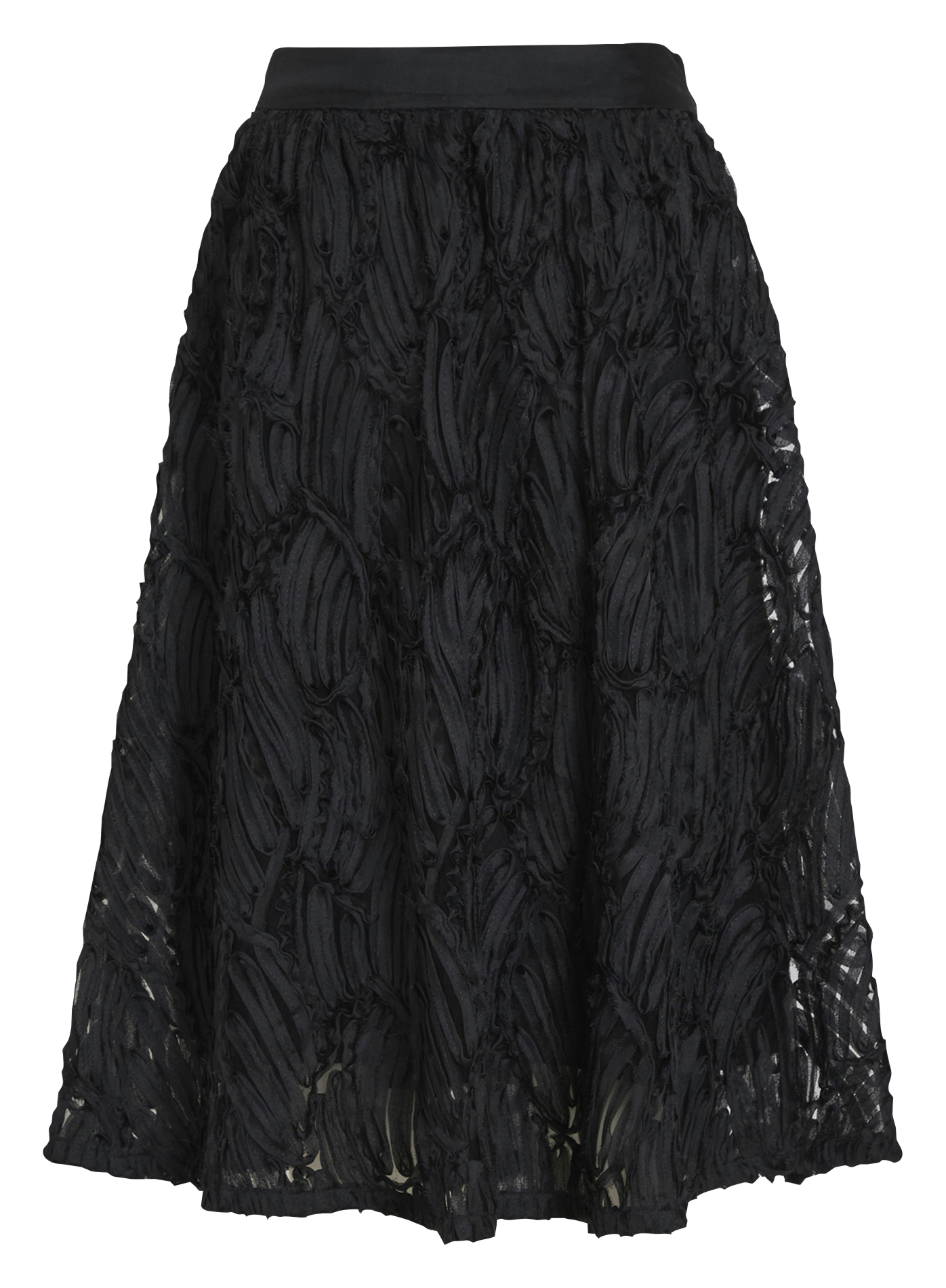 A-line midi skirt ROUGE EDIT Grey