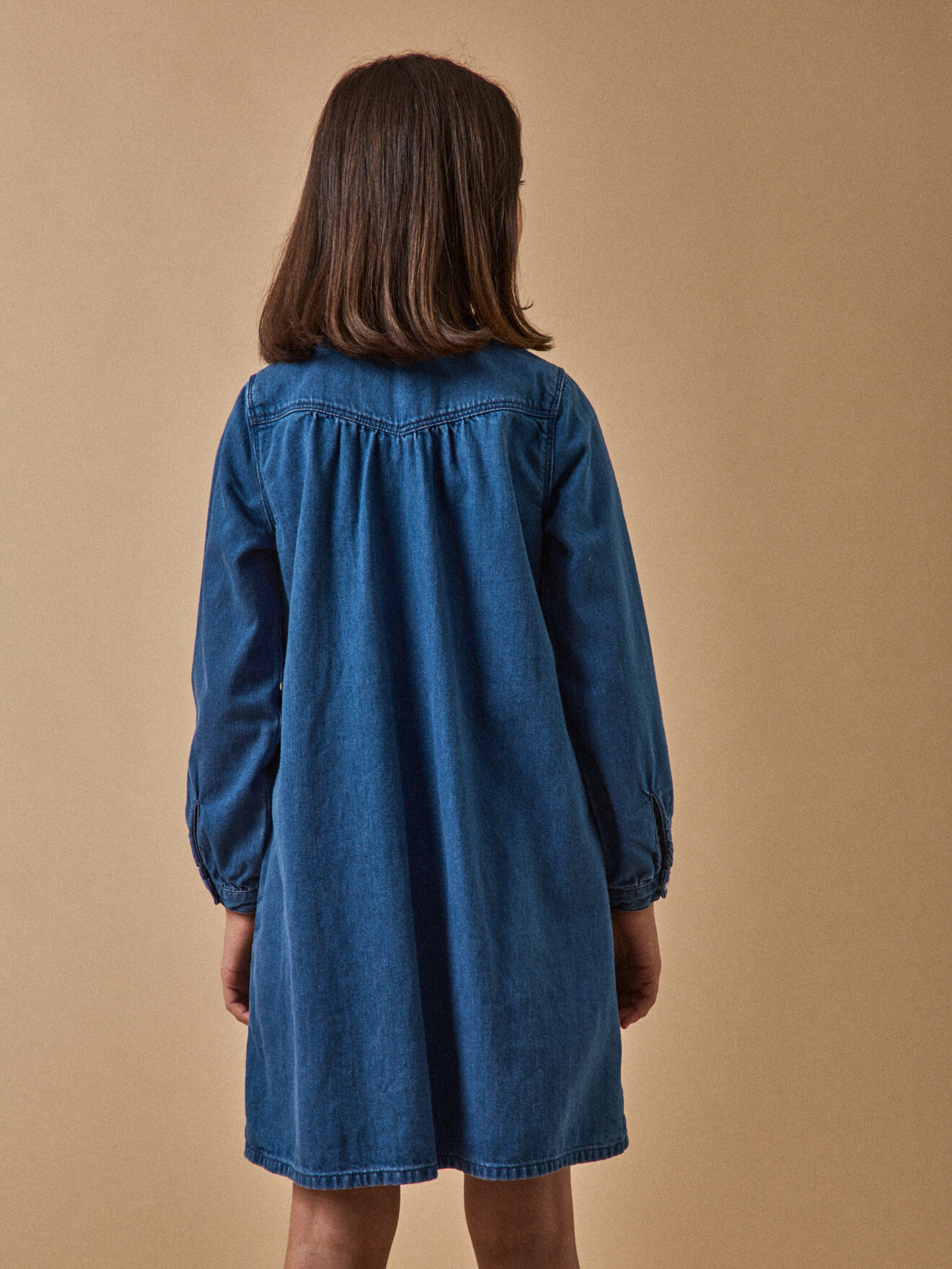 Denim dress CYRILLUS Blue