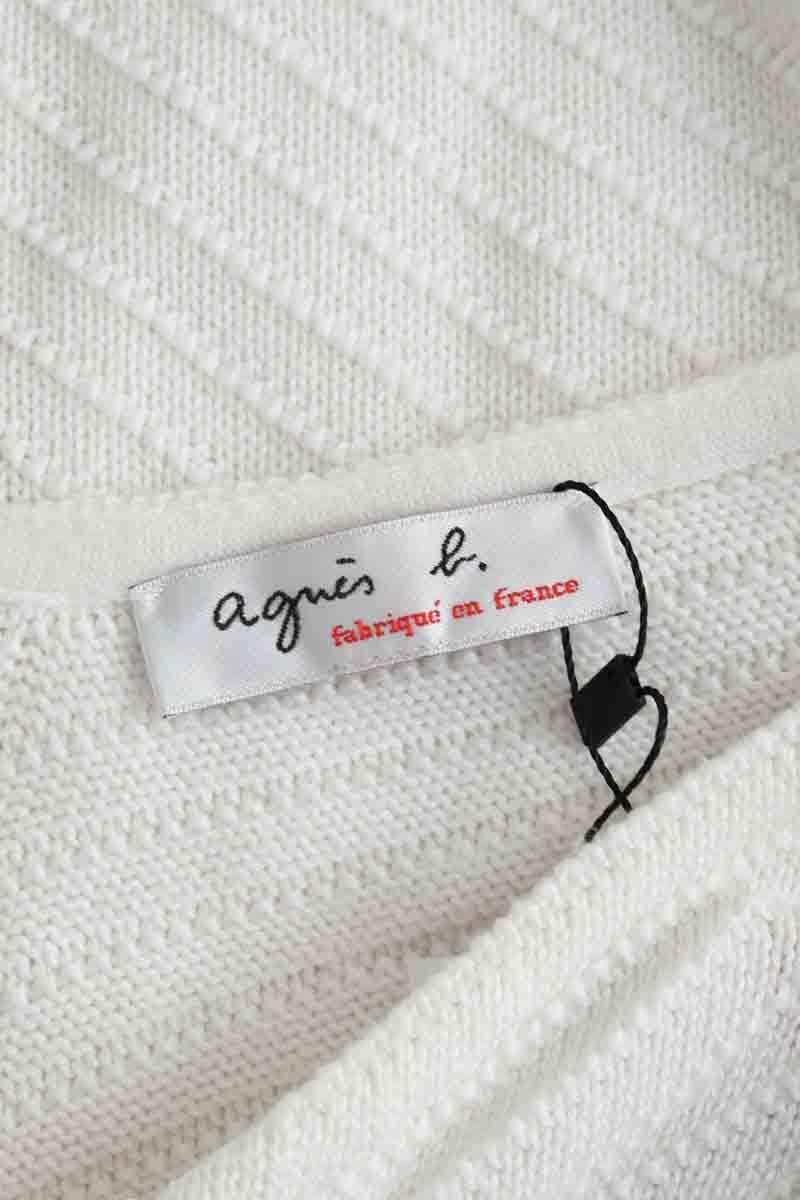 Cotton sweater AGNES B. - Seconde Main White