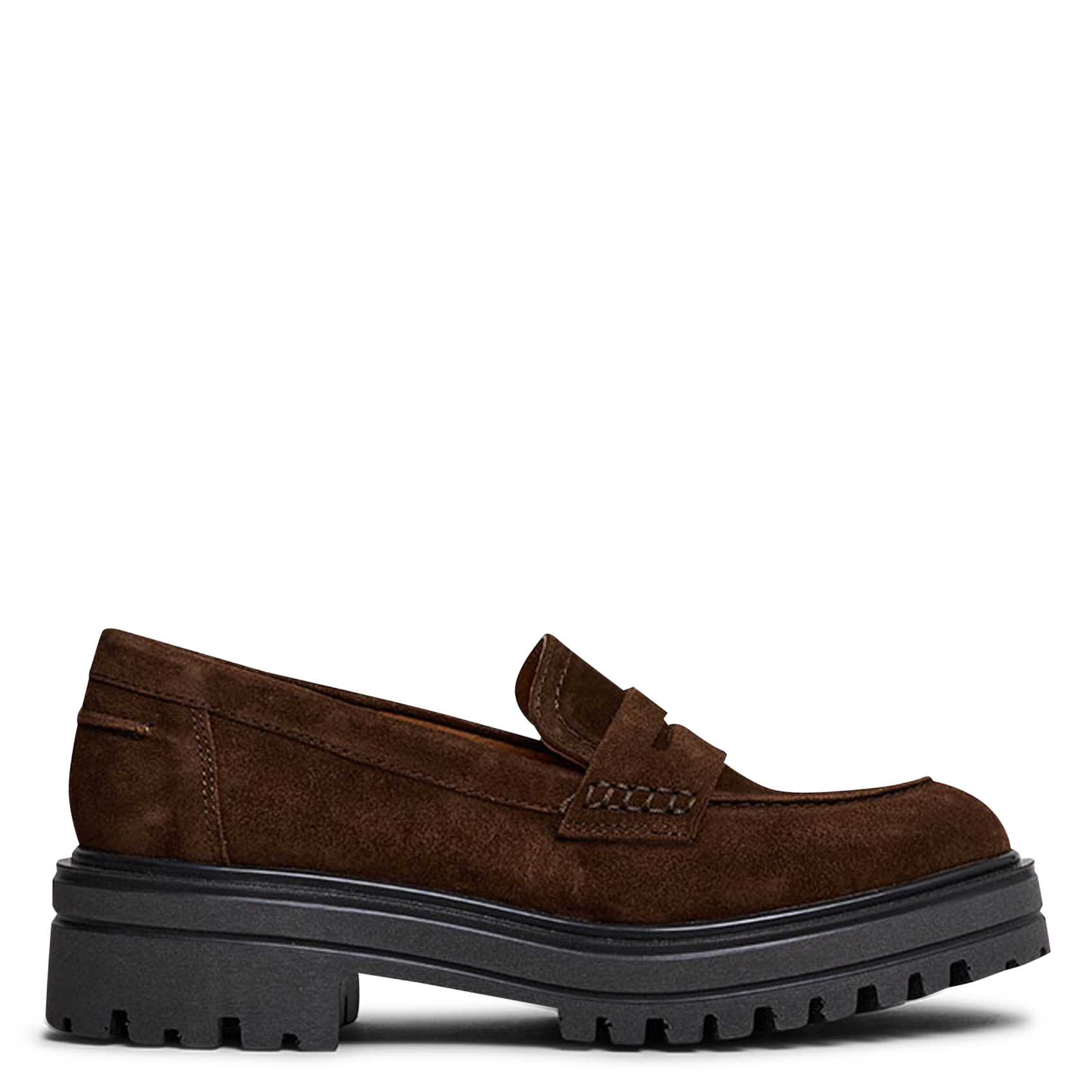 Leather loafers JONAK Brown
