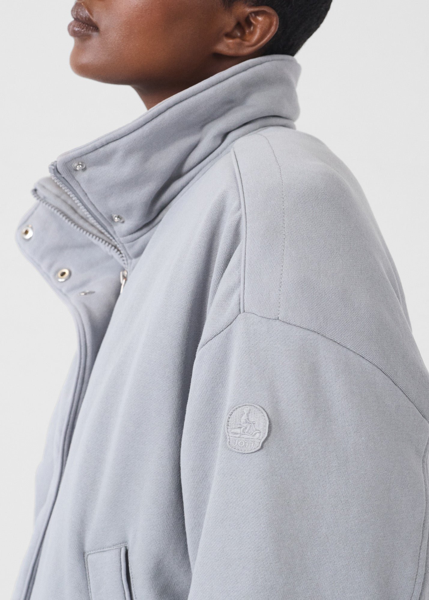 Dory jersey bomber jacket JOTT Grey