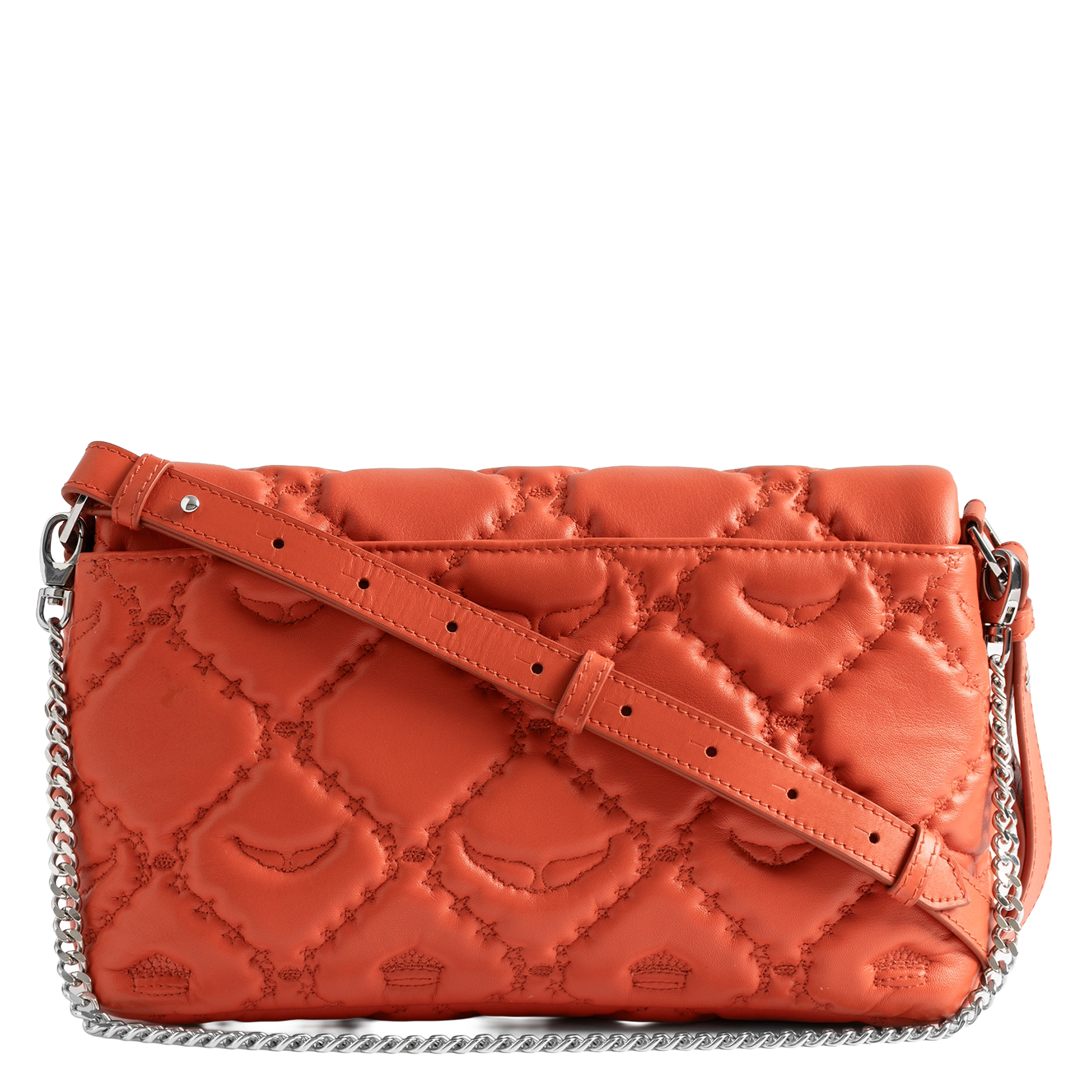 Dori leather shoulder bag ZADIG&VOLTAIRE Orange
