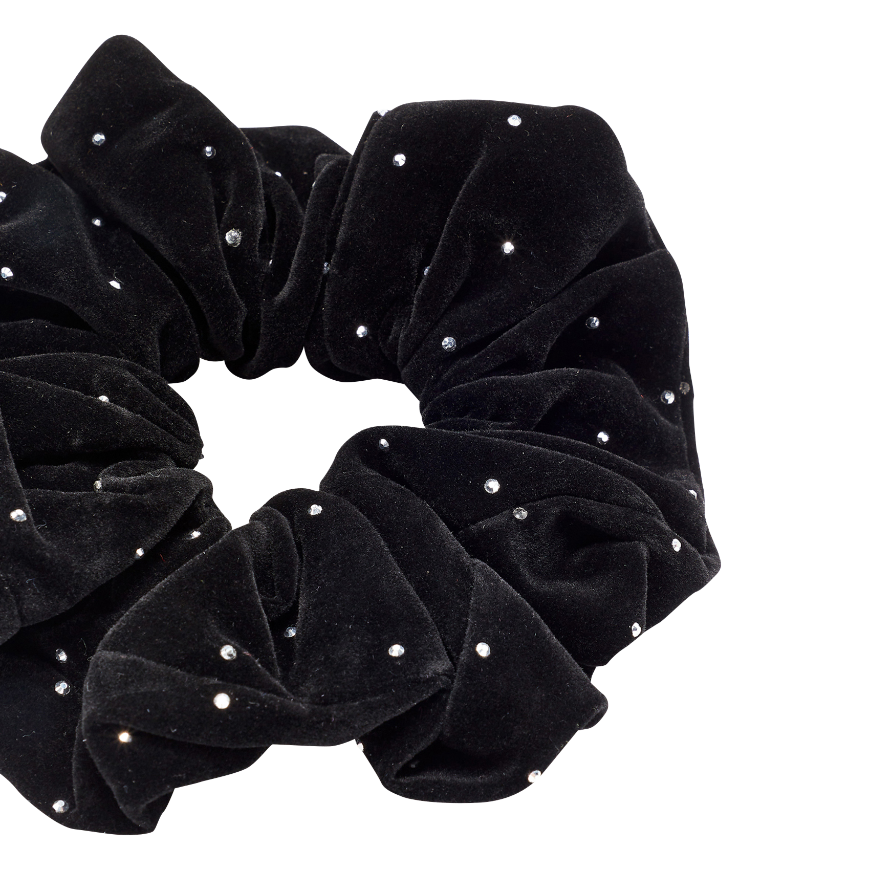 Velvet scrunchie SAISON 1865 Black