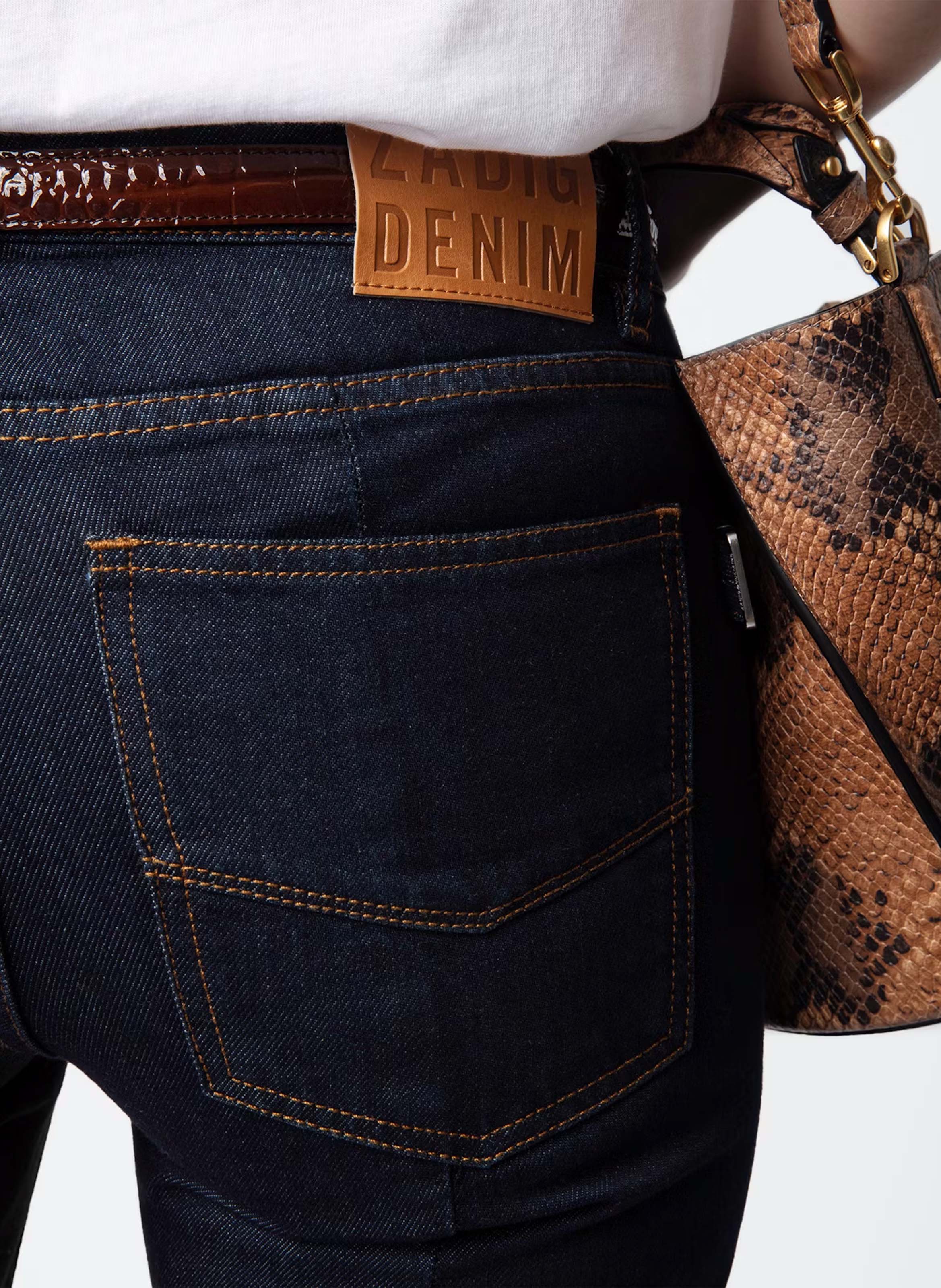 Jeans flare in cotone ZADIG&VOLTAIRE Blu