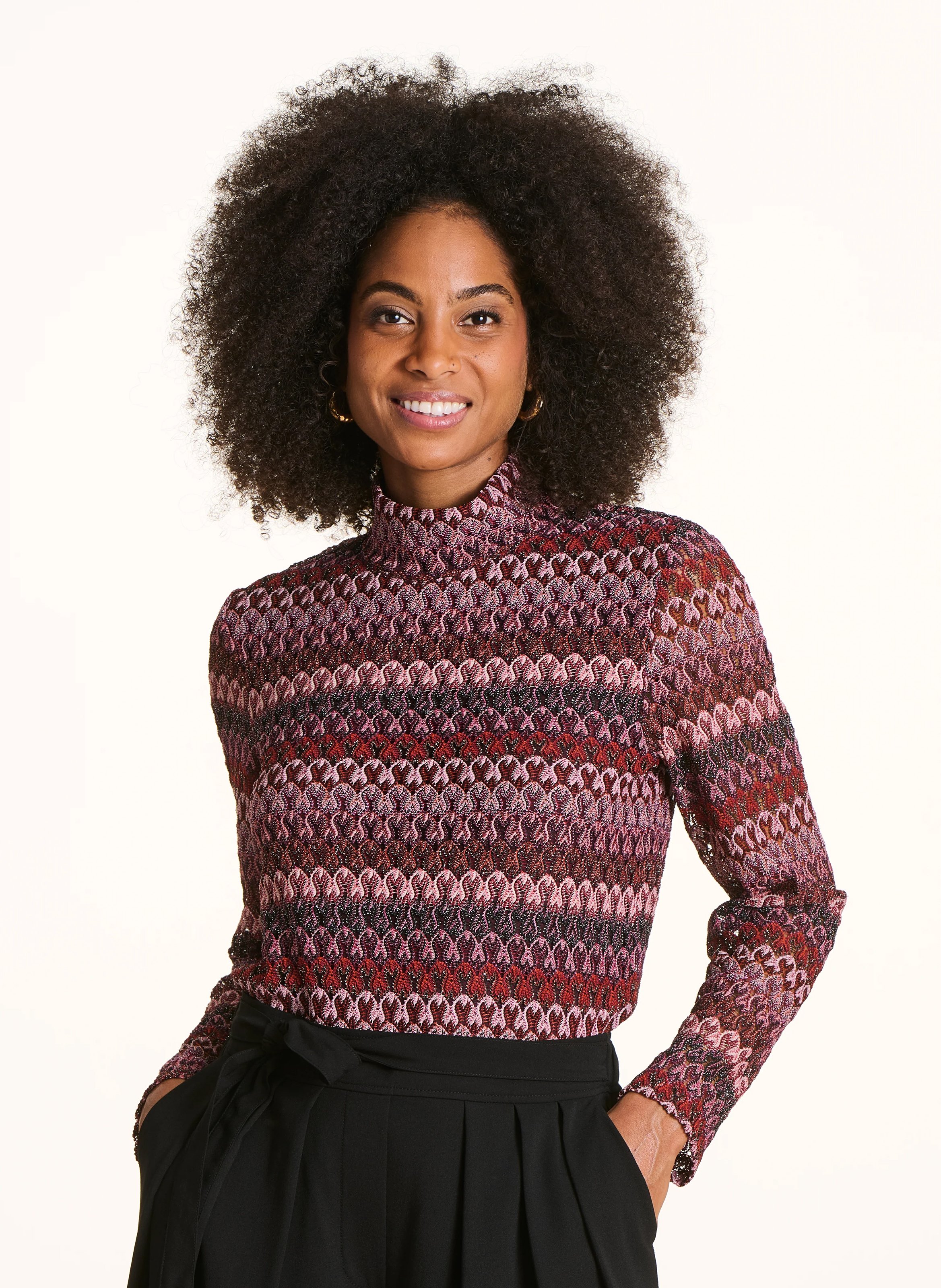 Straight crochet top LA FEE MARABOUTEE