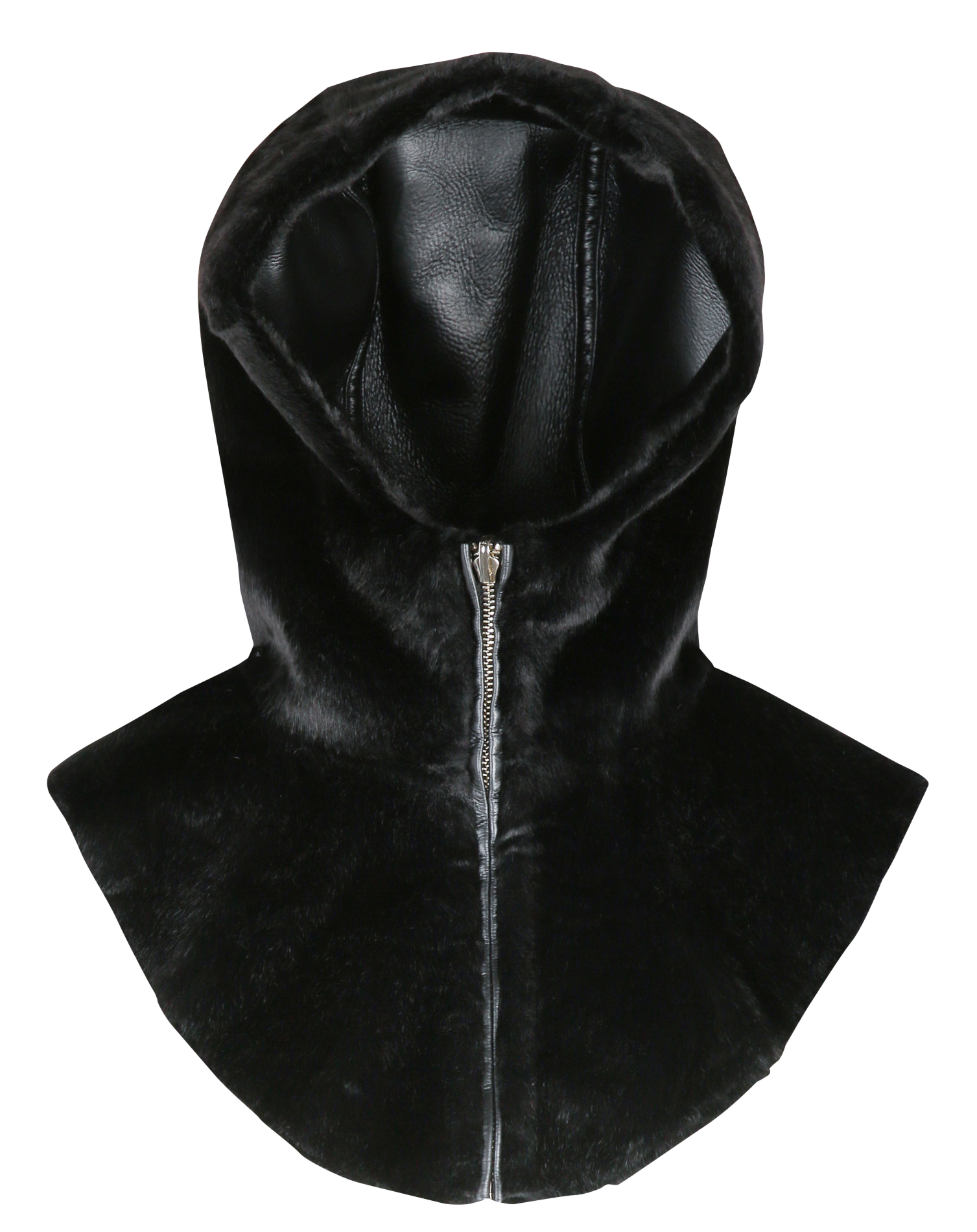 Capuche amovible en fourrure synthétique ZAPA Noir