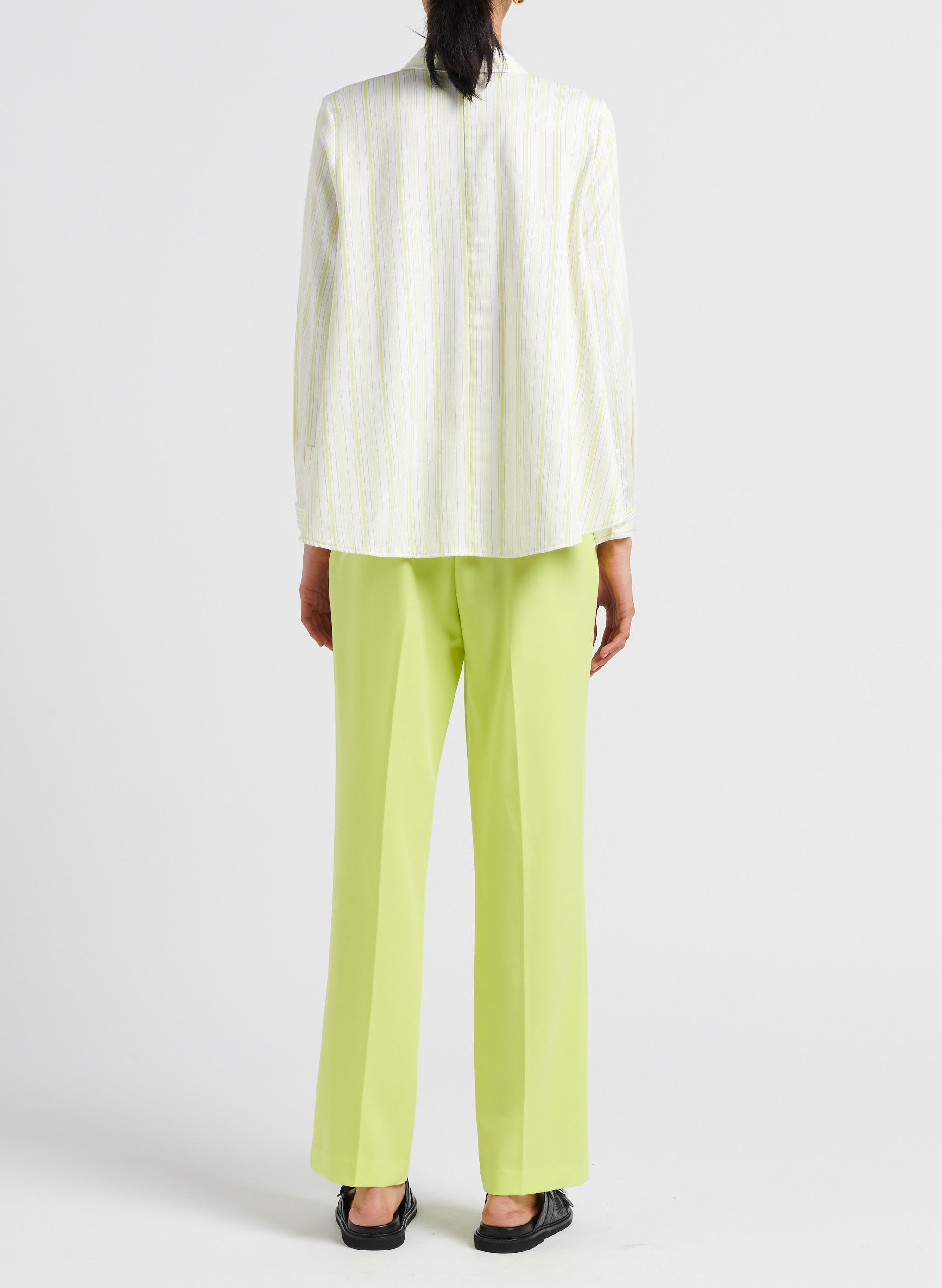 Flowing straight-leg pants IMPERIAL Yellow
