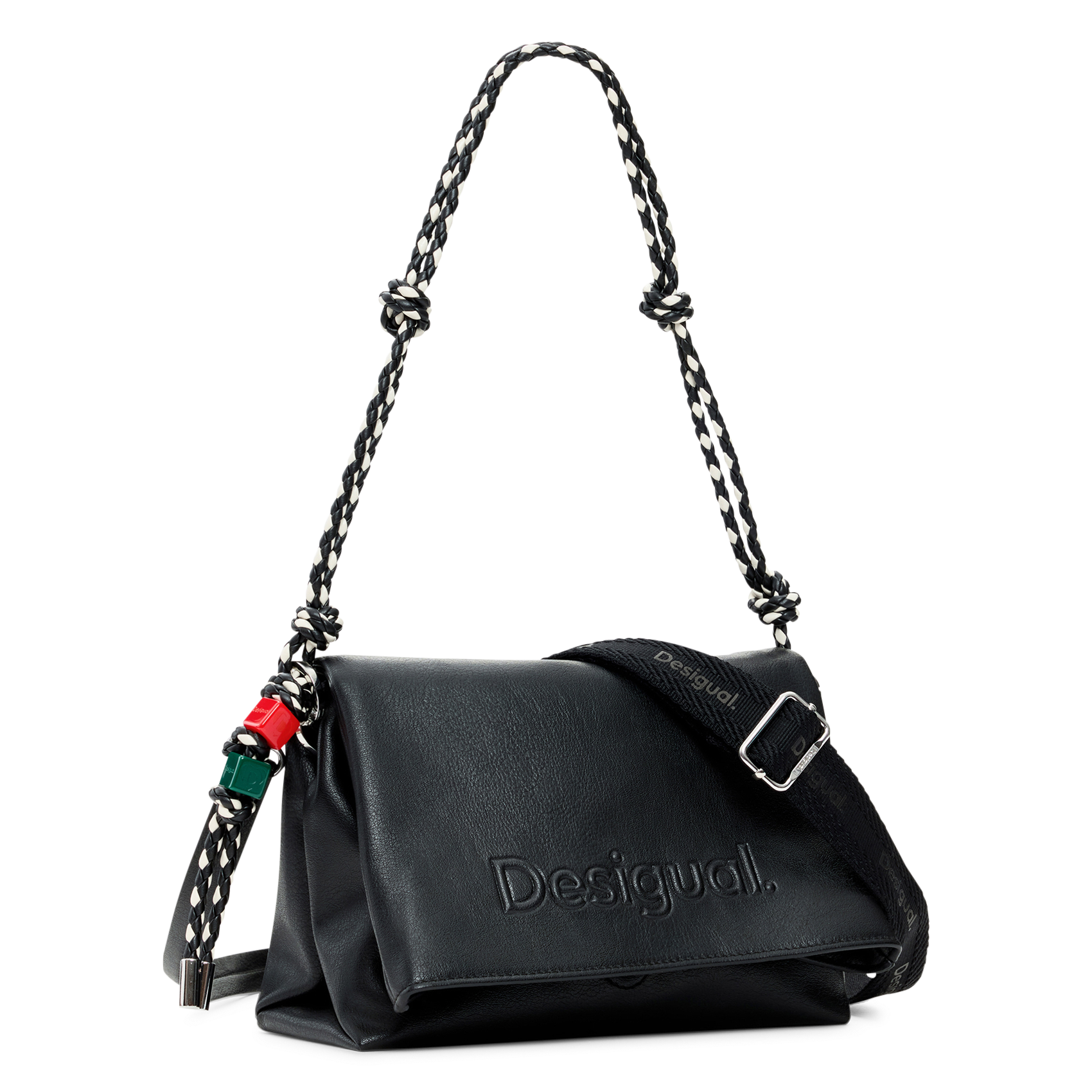 Umhängetasche mit Relieflogo DESIGUAL Schwarz