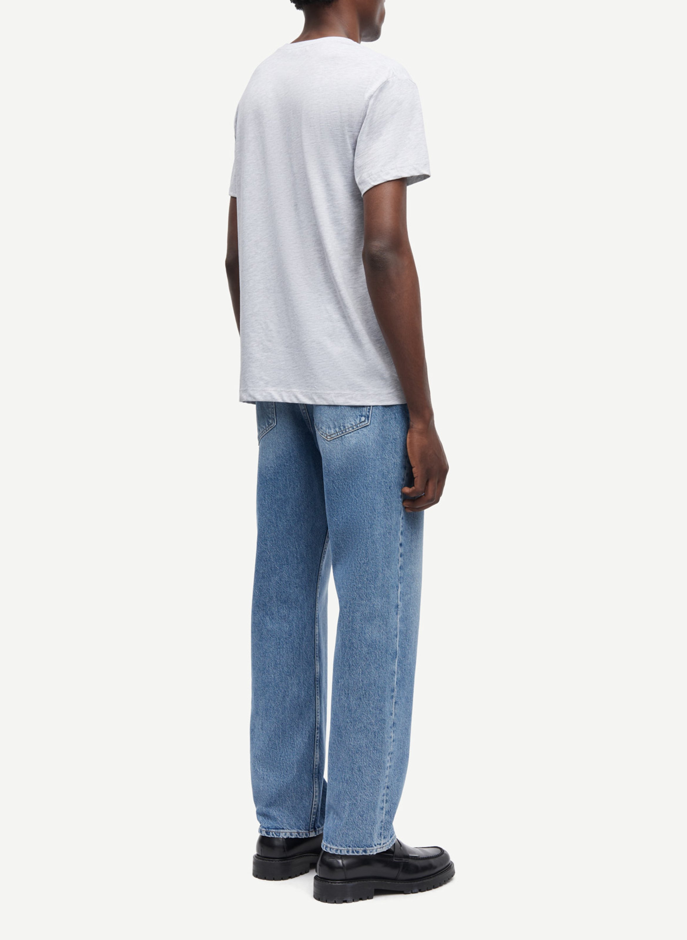 Straight organic cotton jeans SAMSOE SAMSOE Blue