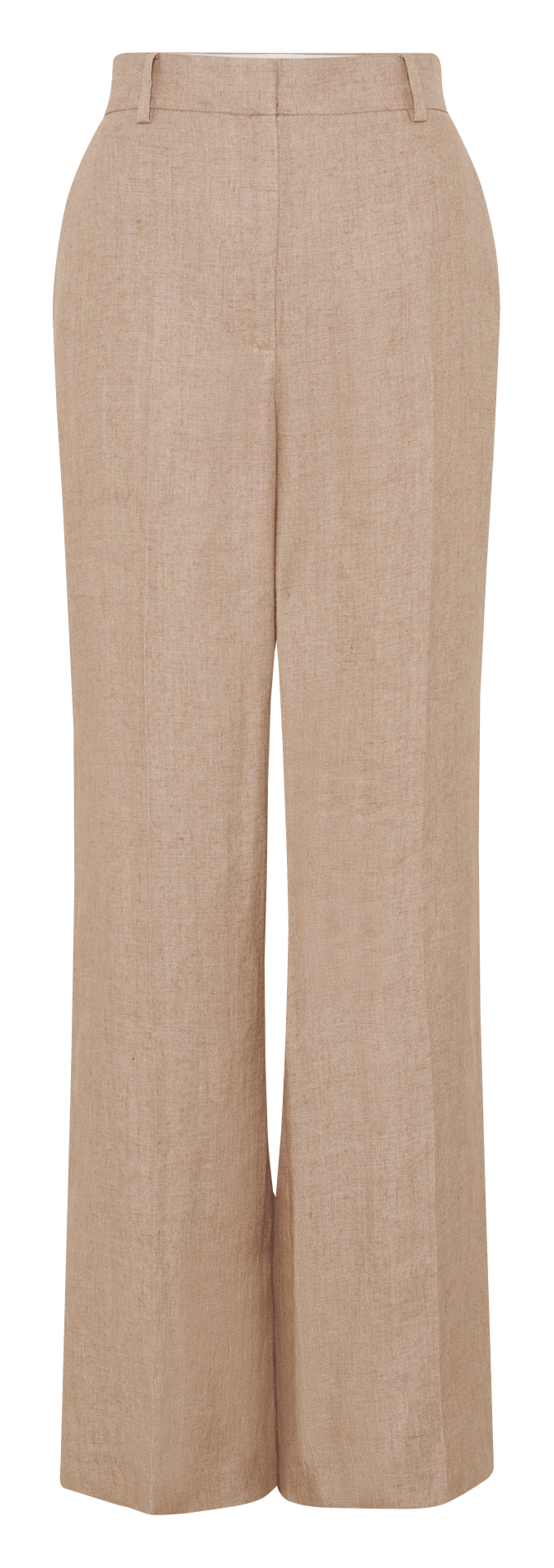 Straight linen trousers GERARD DAREL Beige
