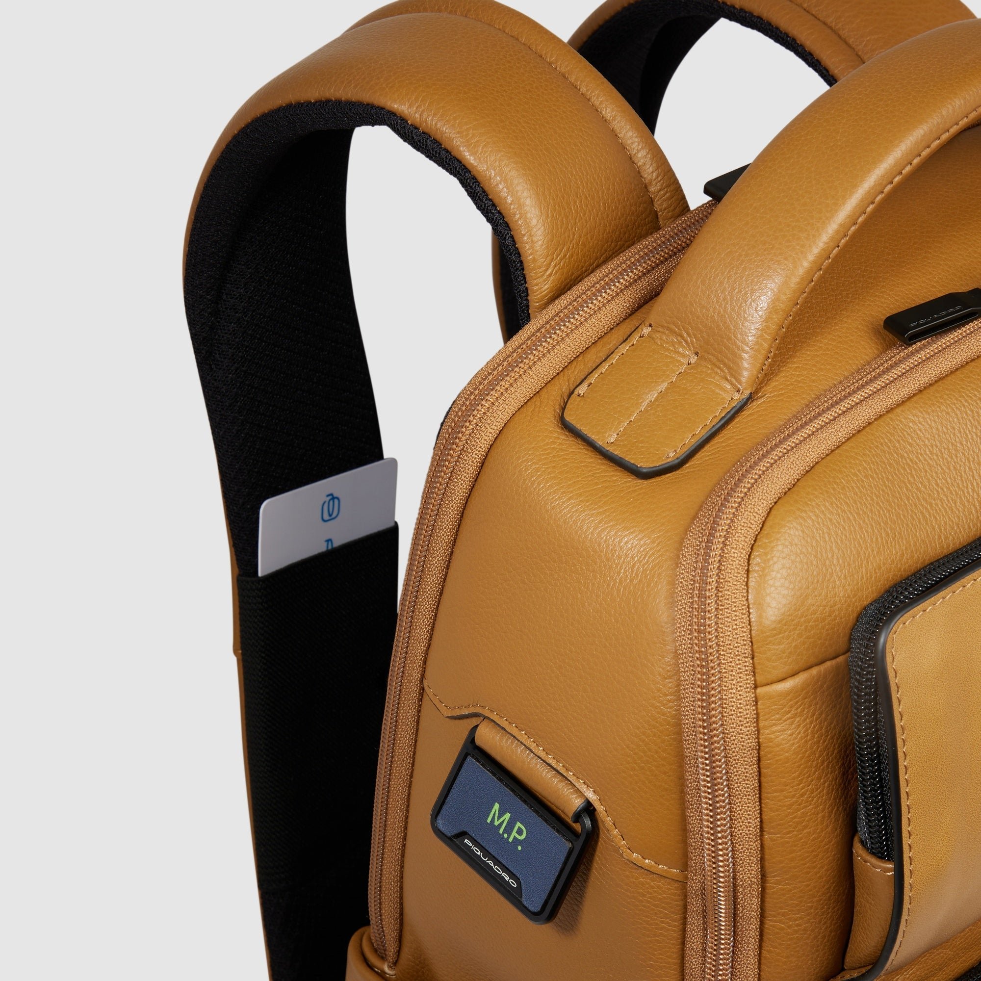 14" Laptop Travel Backpack PIQUADRO Yellow