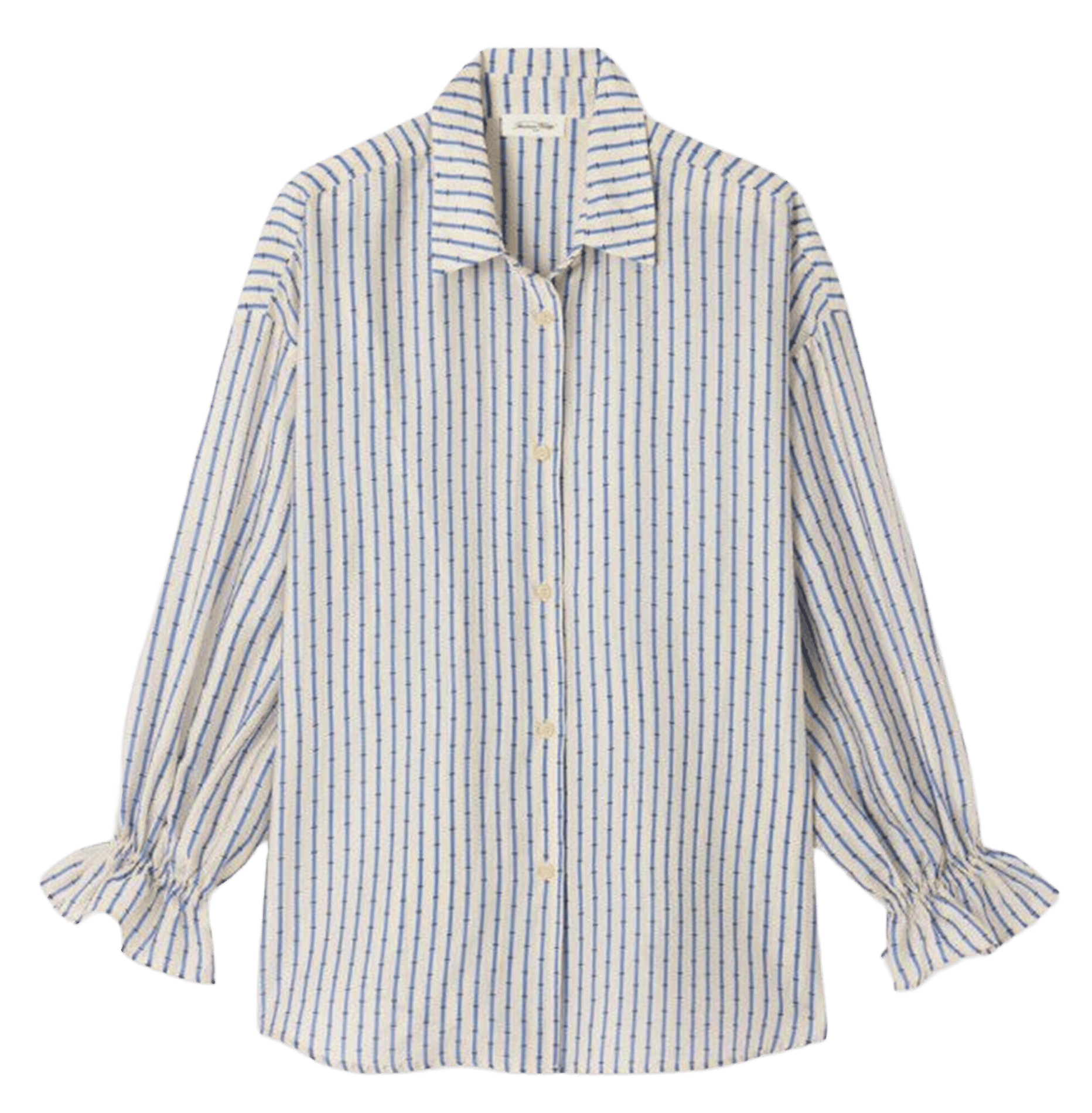Loose-fit striped shirt AMERICAN VINTAGE Blue