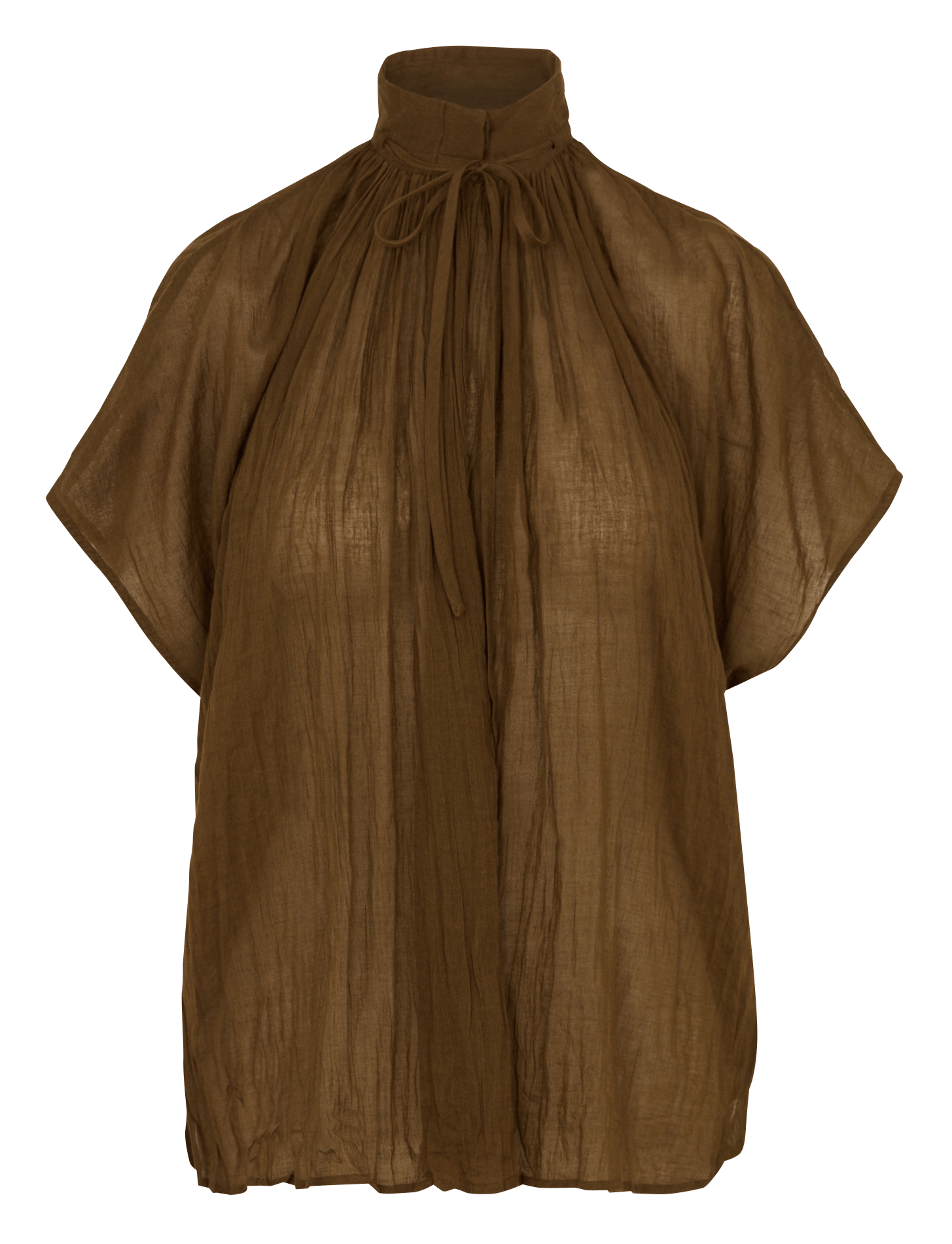 Ärmelloses, weit geschnittenes Top in Uni-Farbe LAURENCE BRAS Grun