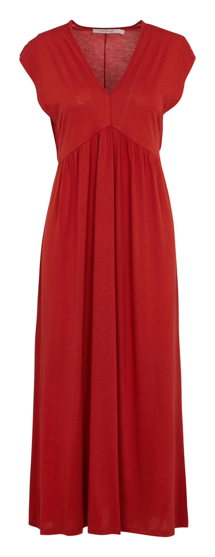 Robe longue col V  LA FEE MARABOUTEE Rouge
