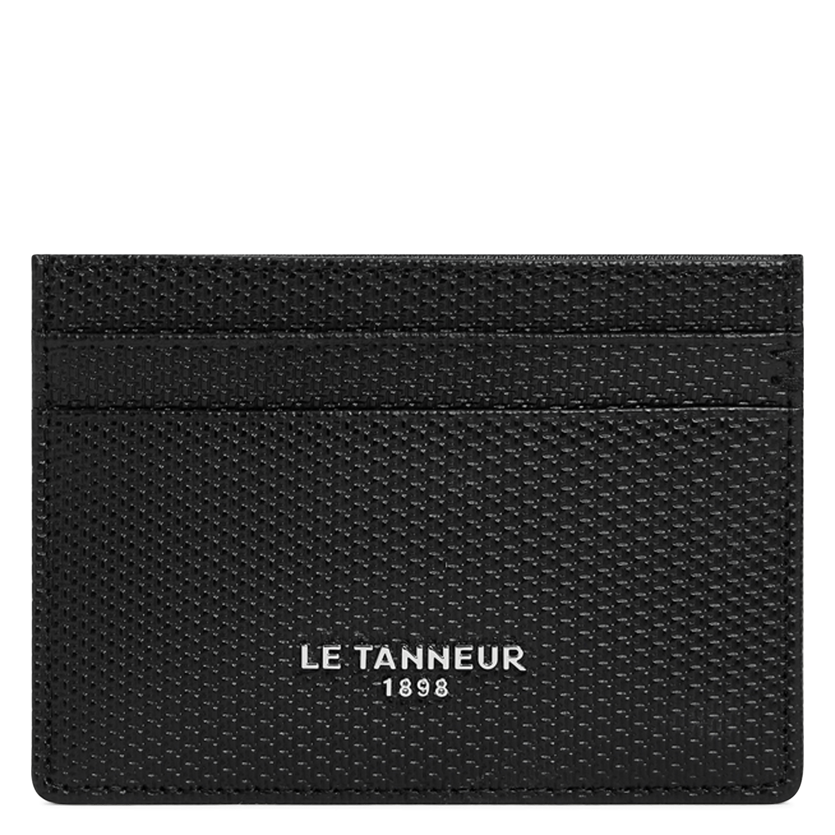 Leather card holder LE TANNEUR Black