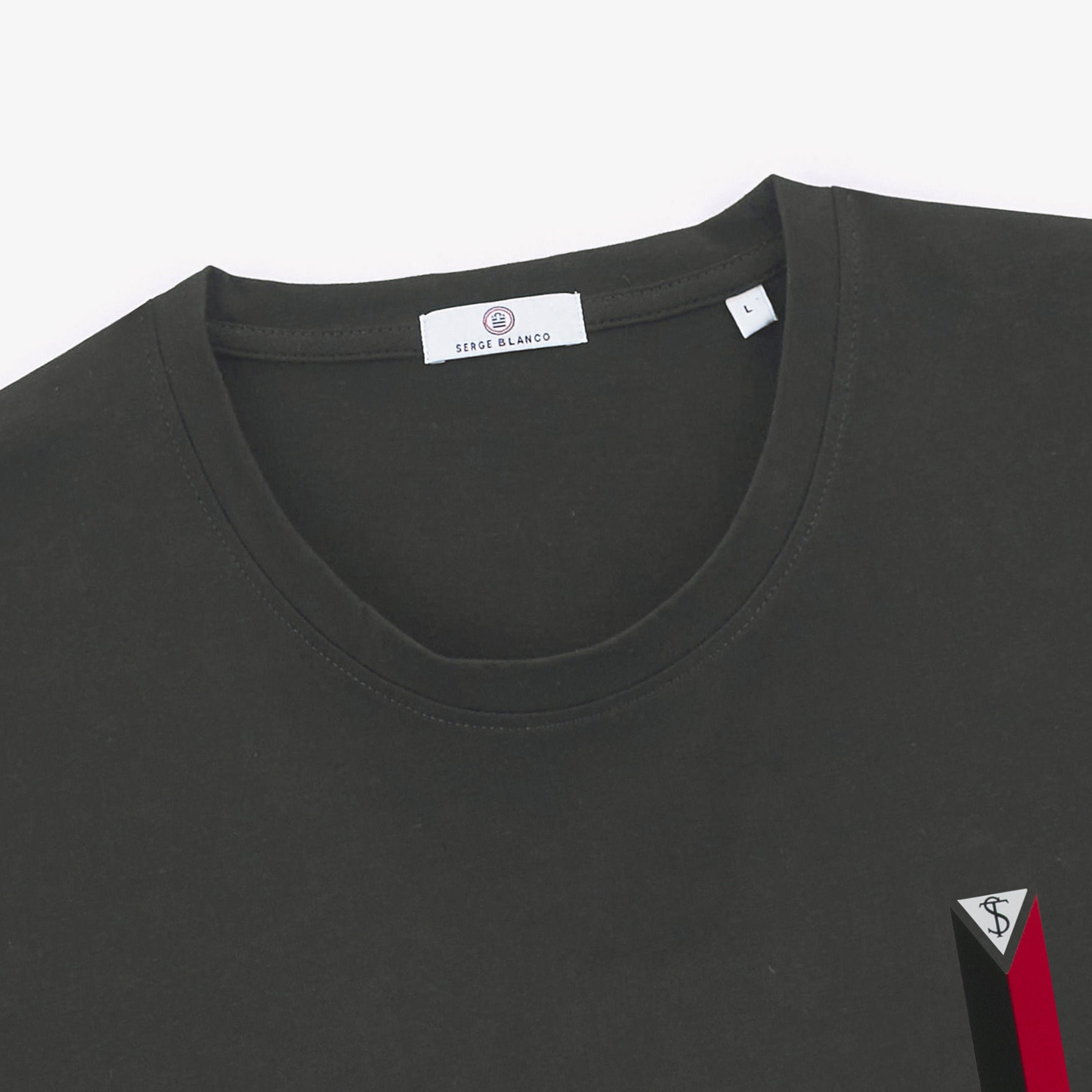 Short-sleeved cotton T-shirt SERGE BLANCO Grey