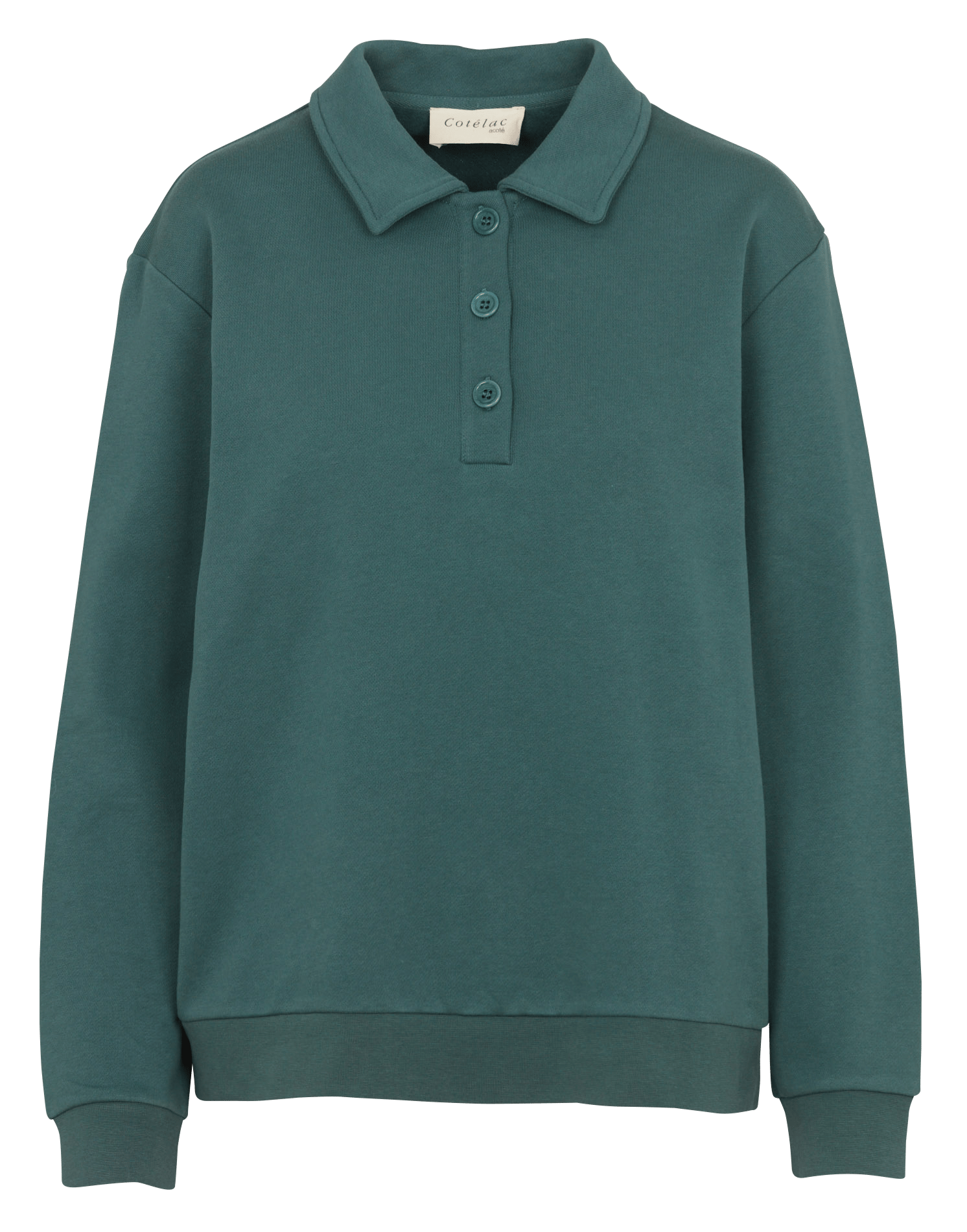 Sweater van biologisch katoen COTELAC ACOTE Groen