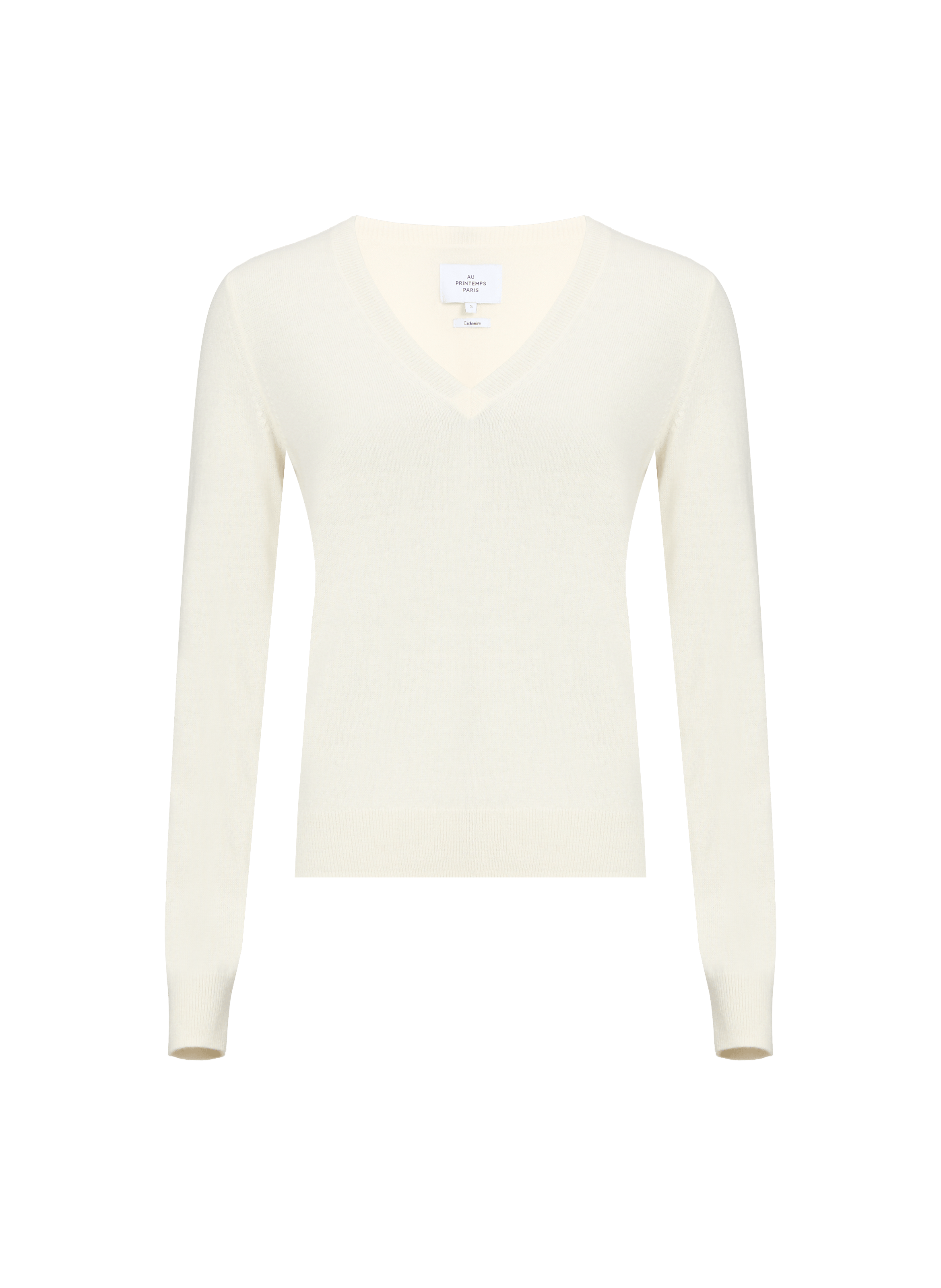 Cashmere sweater AU PRINTEMPS PARIS Beige