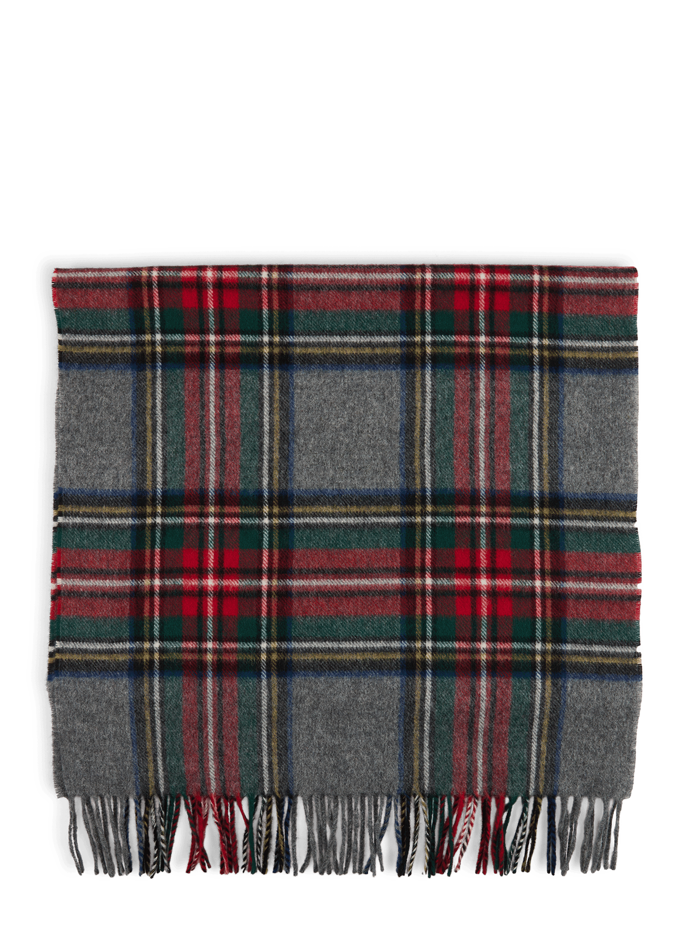 Merino wool checkered scarf SAISON 1865 Multicolored