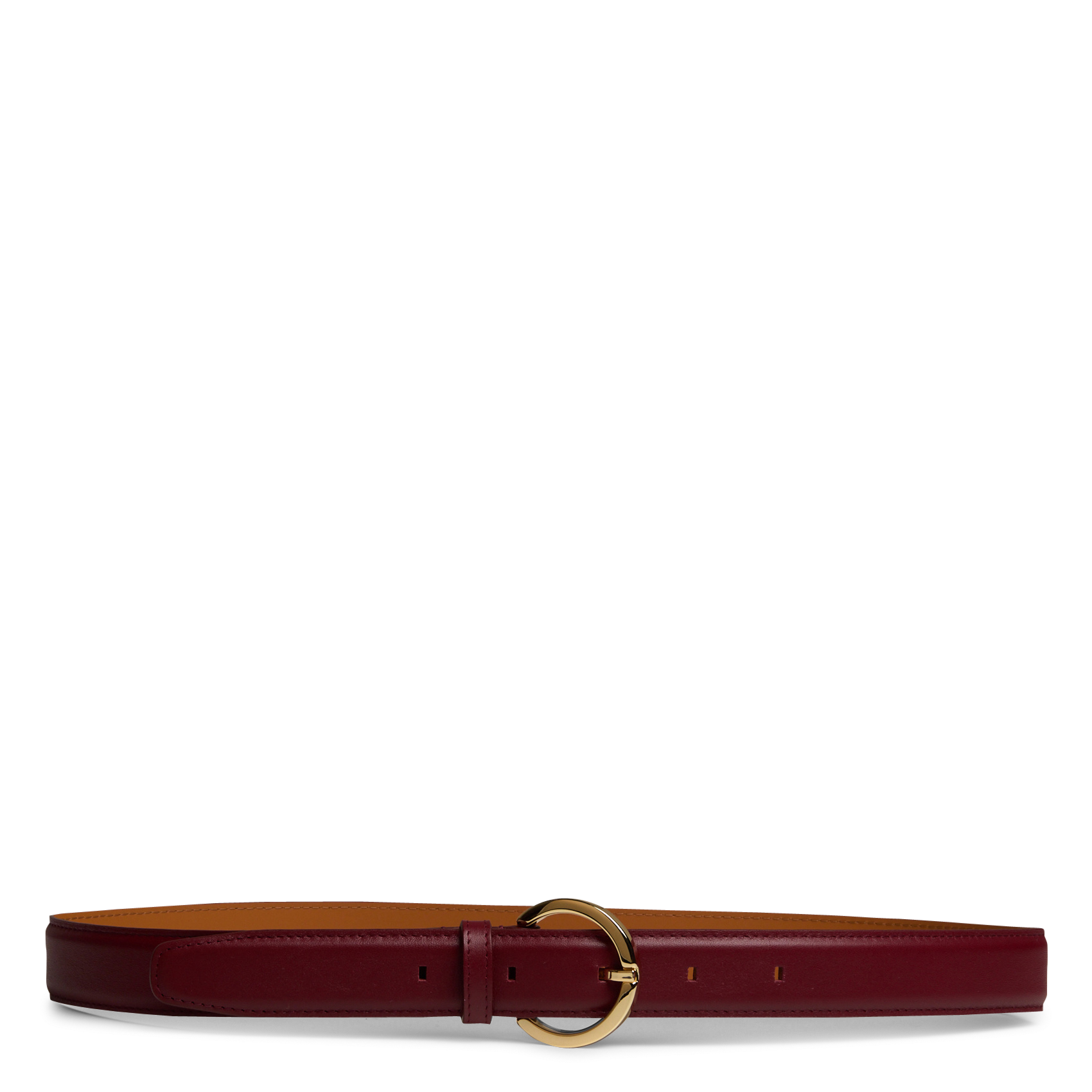 Leather belt MAISON BOINET Red